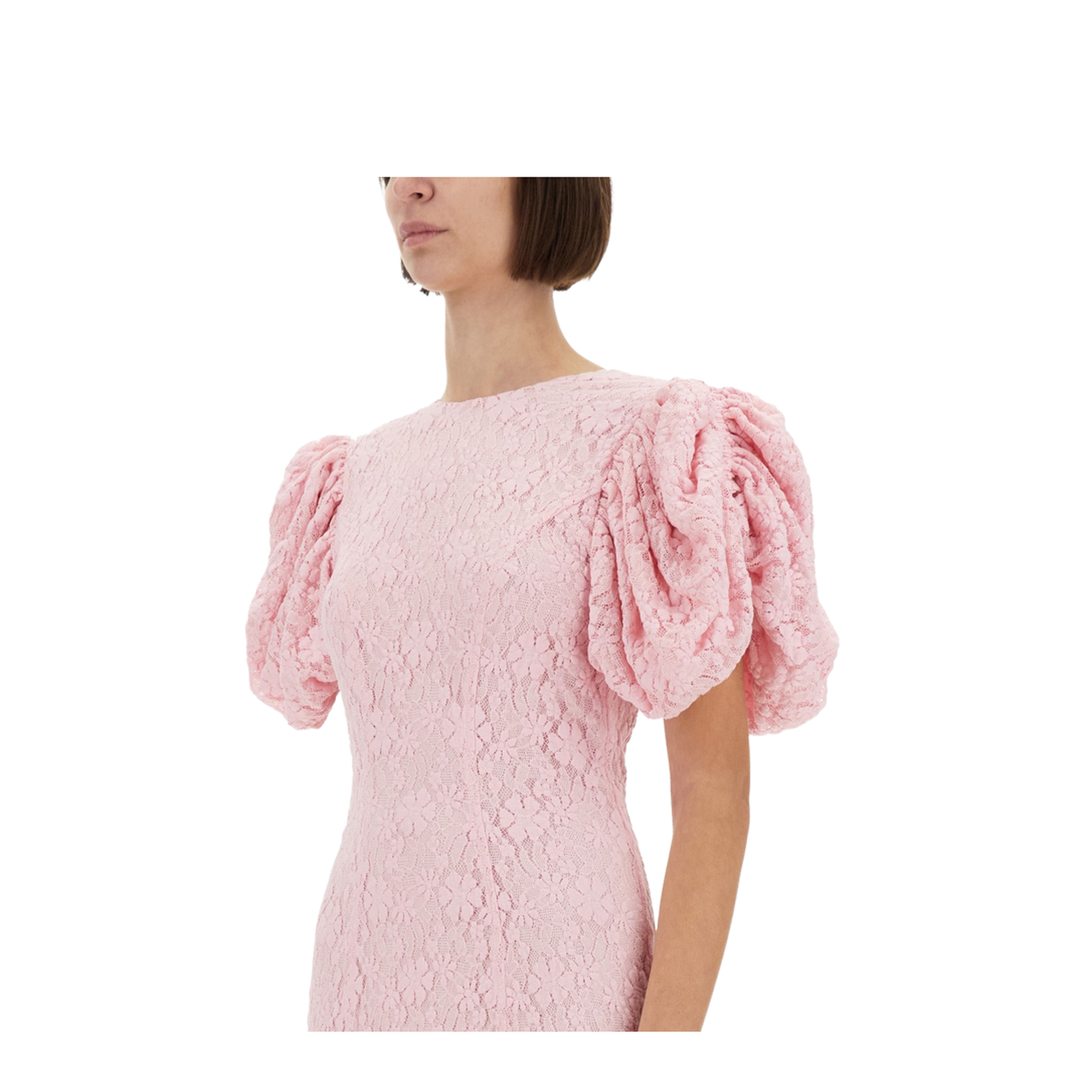 Lace Midi Dress - Image 4