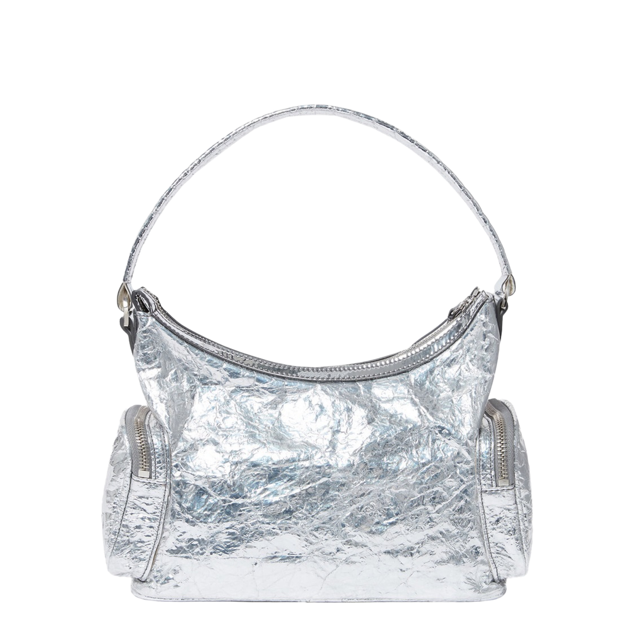 Dartmoor Medium Coated Fabric Crossbody - Silver - Image 2