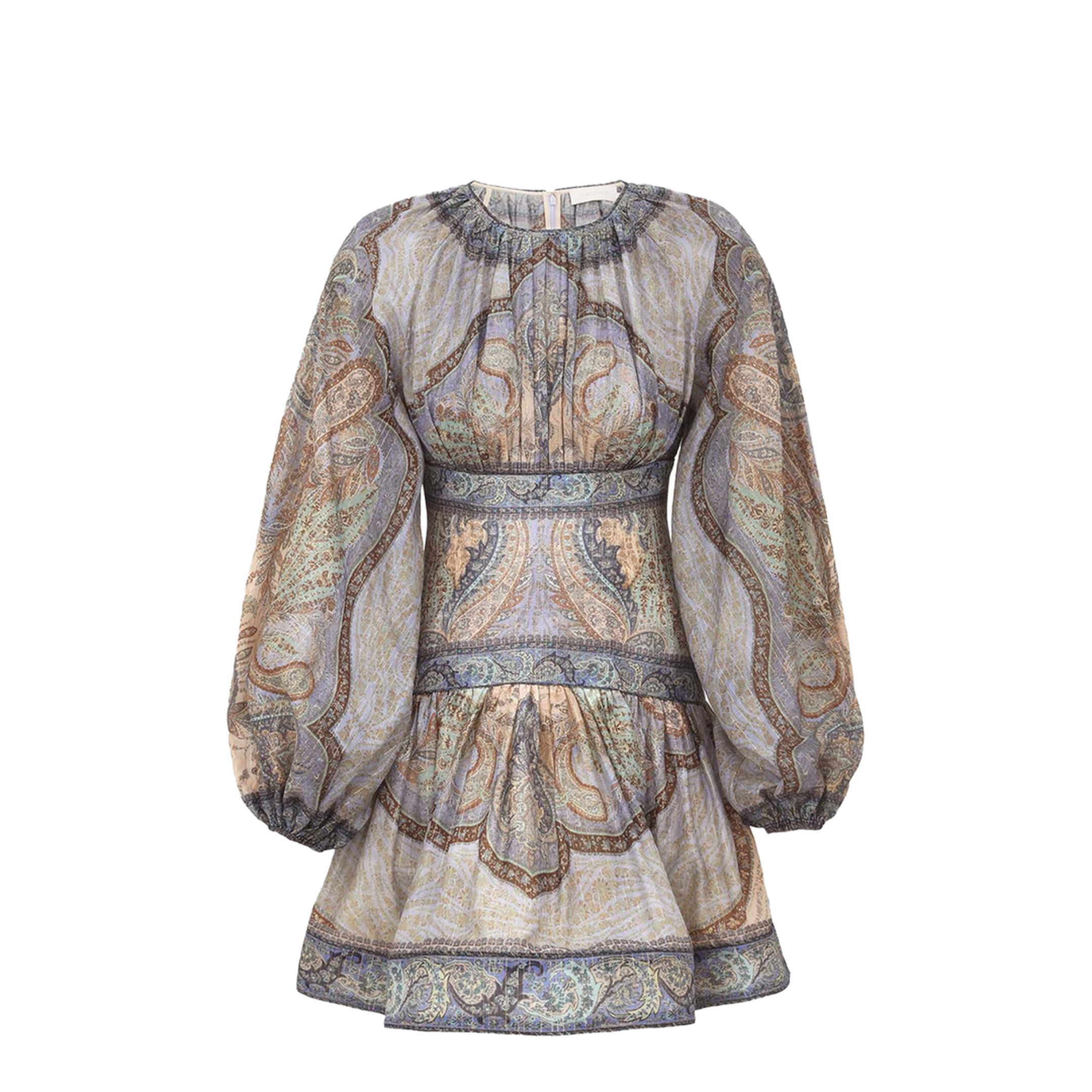 Wanderlust Cotton Silk Mini Dress - Image 1