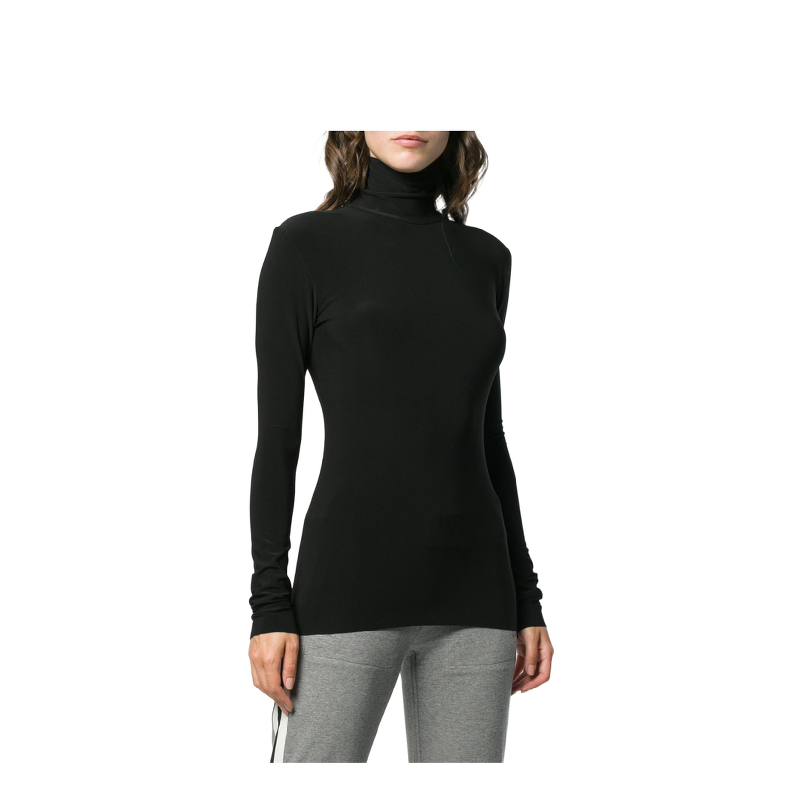 Slim Fit Long Sleeve Turtle Top - Image 3