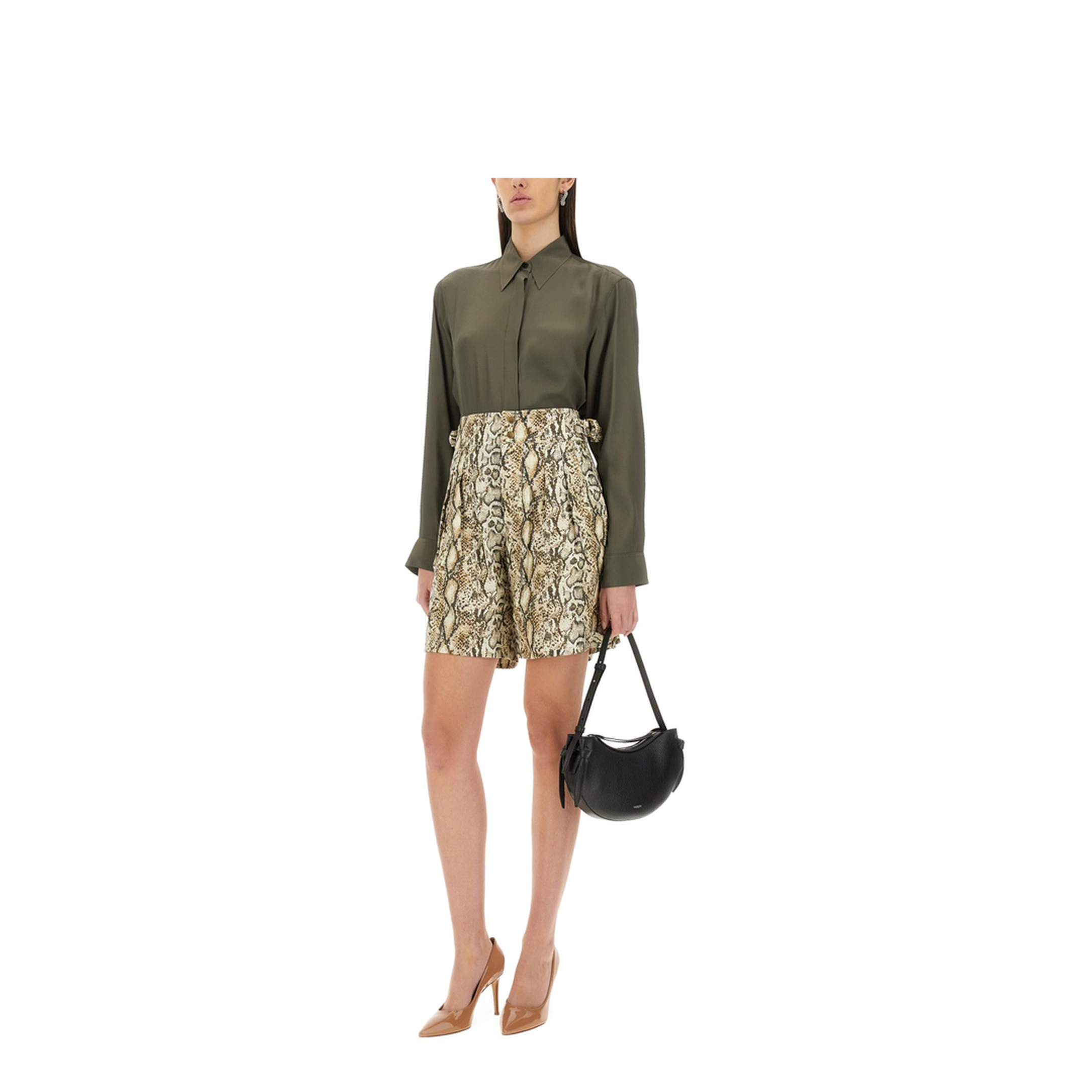 Silk Blend Satin Shirt - Image 2