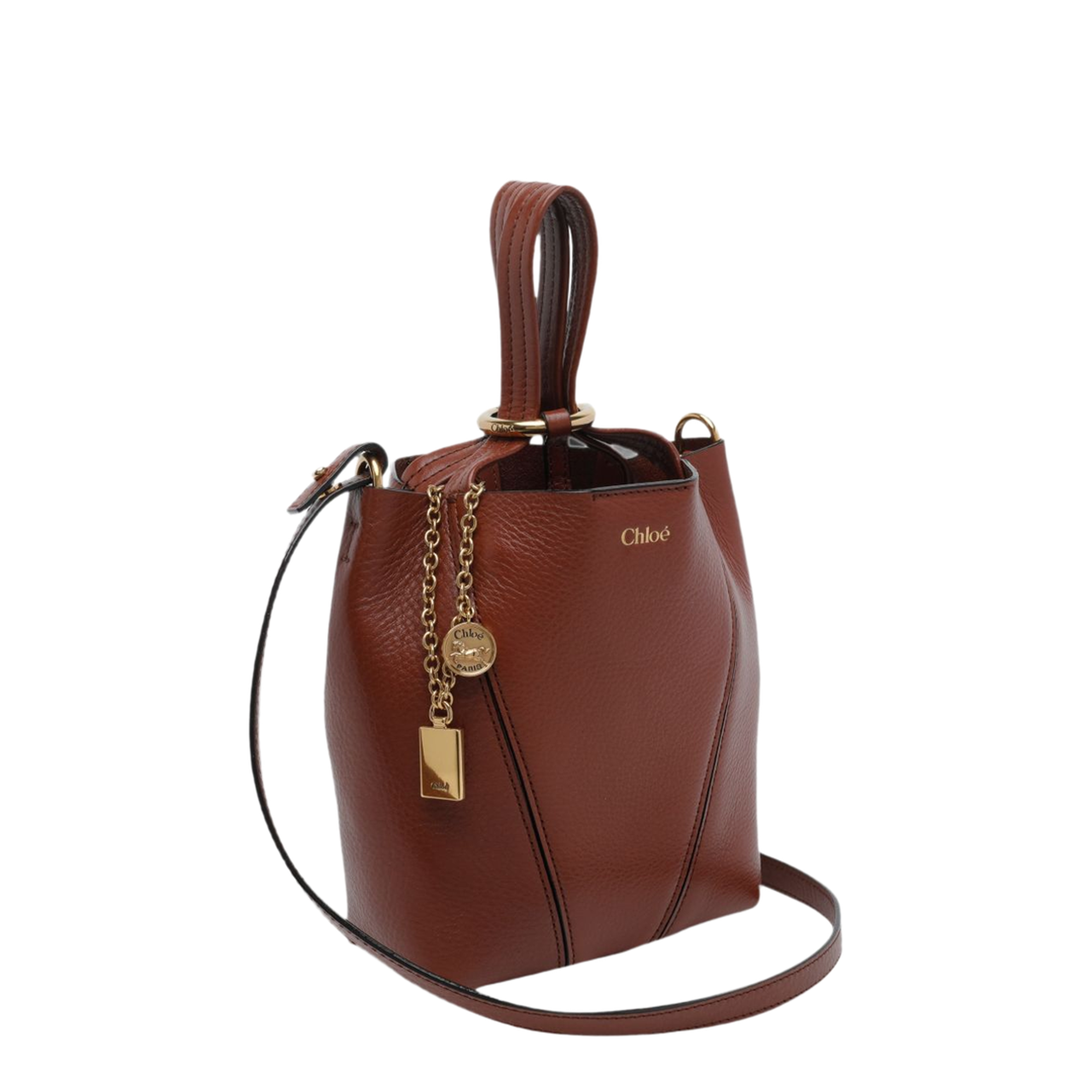 Spin Small Cowhide Tote - Blushy Brown - Image 2