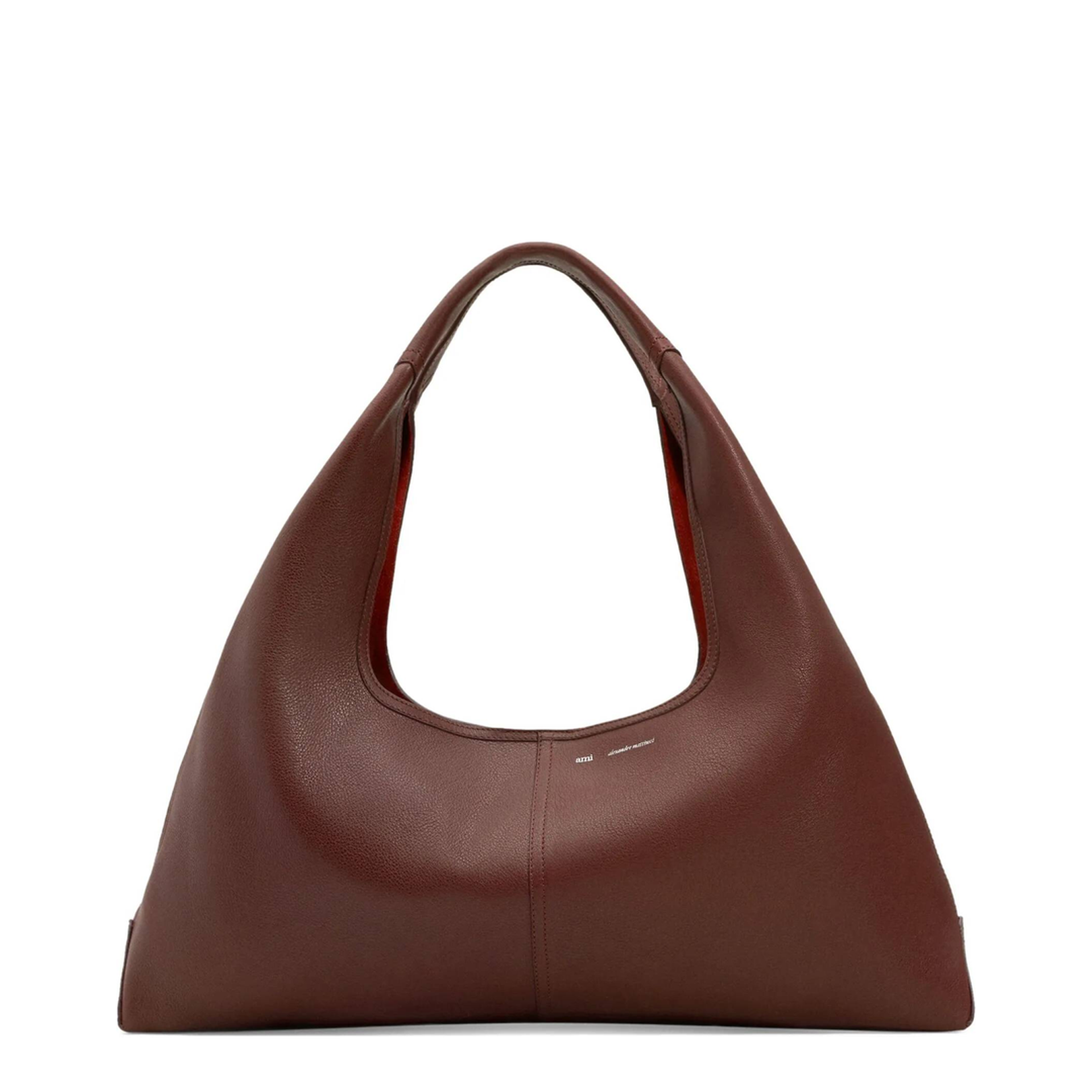 Burgundy Supple Leather Etienne Shoulder Bag - Image 1