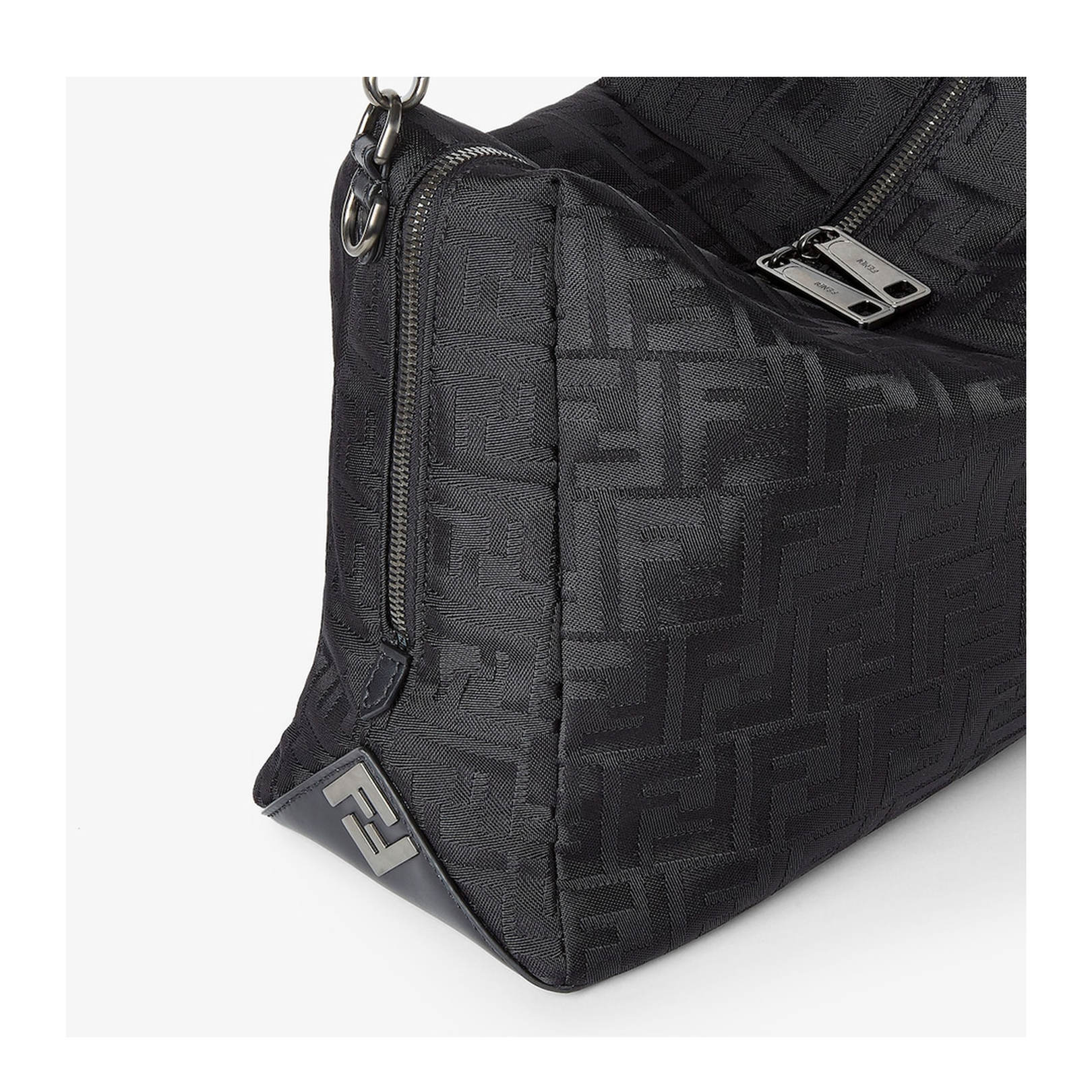 Large Fabric Black Bag - Image 5