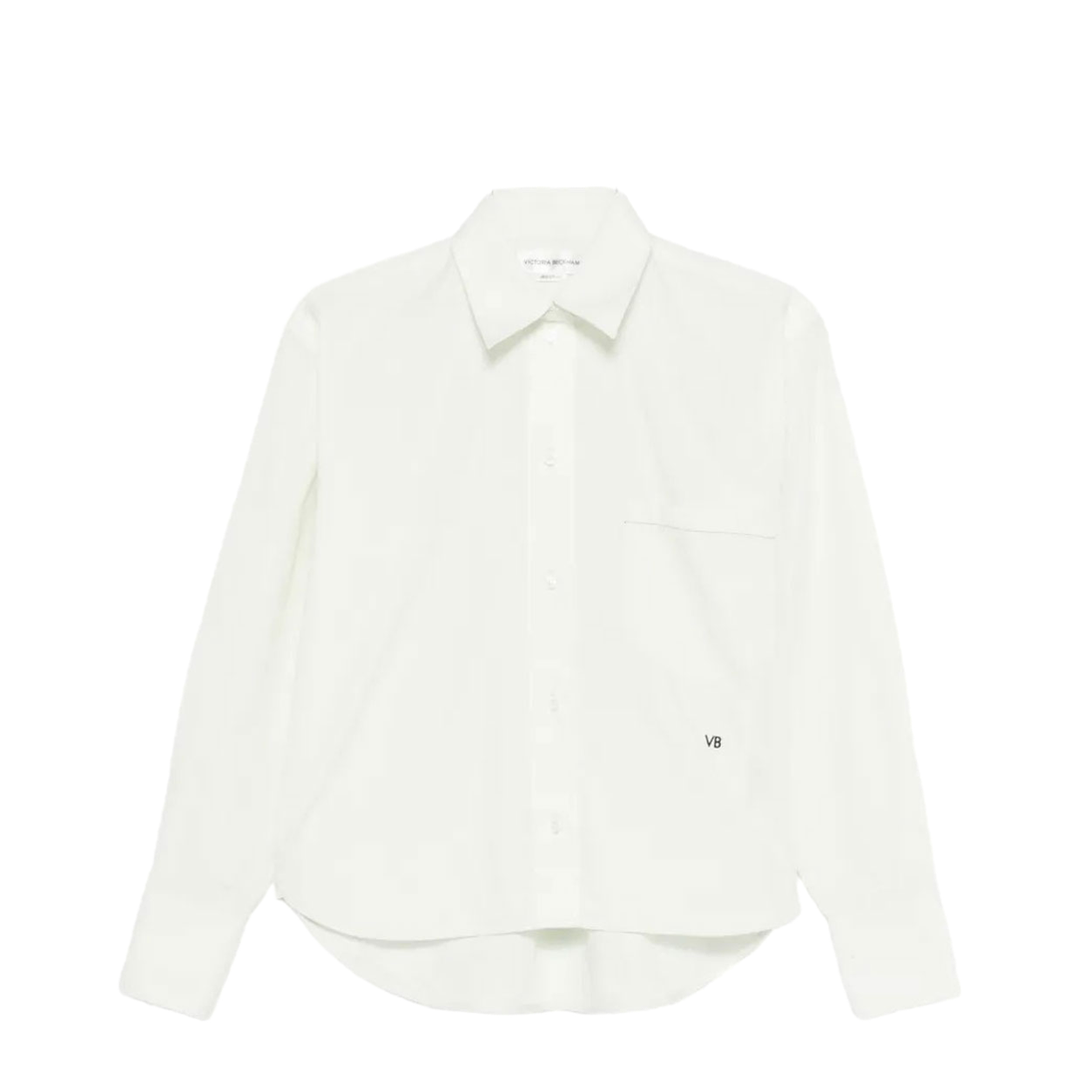 Embroidery Cropped Shirt - Image 1