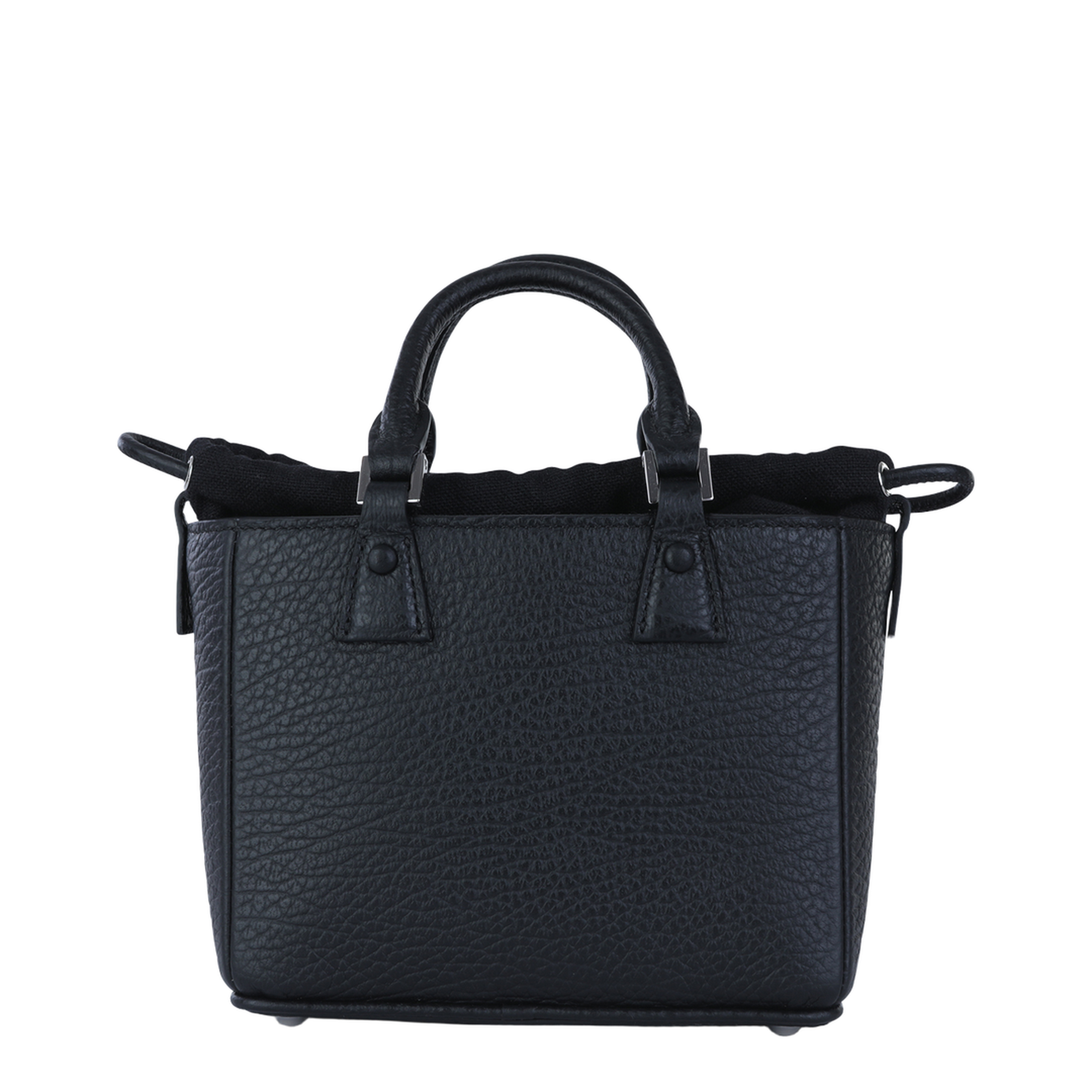 5AC Mini Calf Leather Tote - Black - Image 5