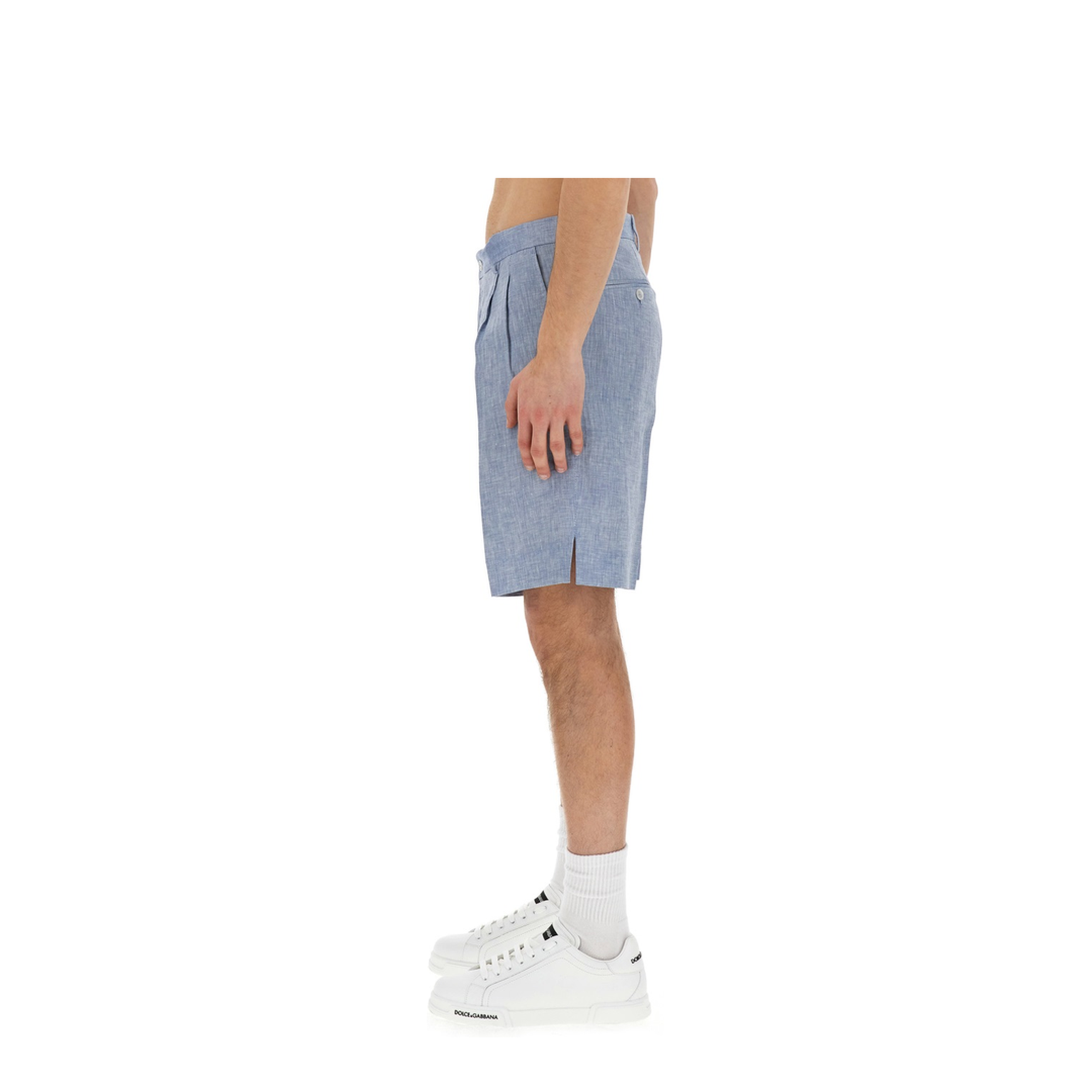 Linen Bermuda Shorts - Image 5