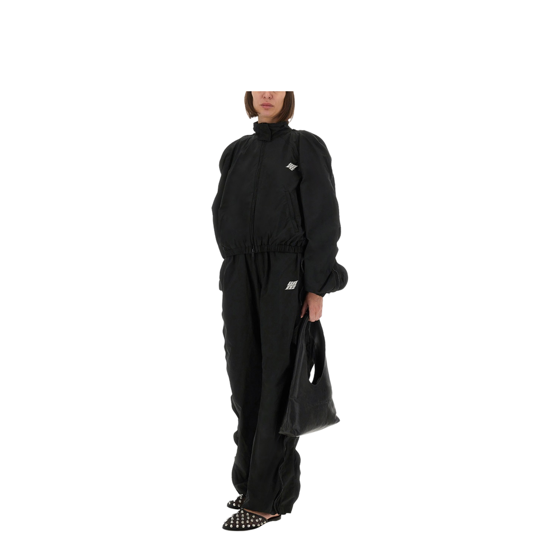 Mid-Rise Track Pants with Zipper - Image 2