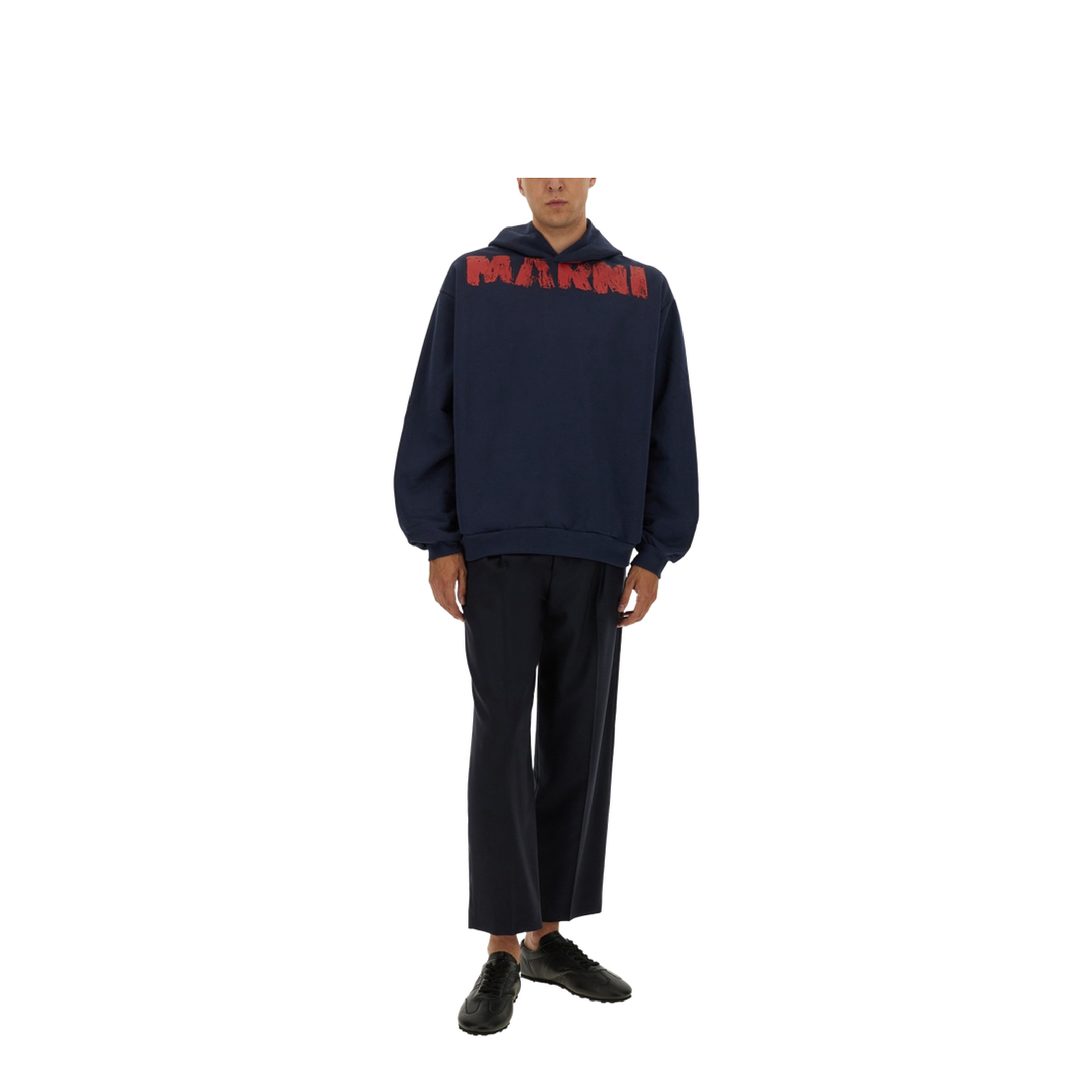 Sweatshirt with Maxi Logo Print - Image 2