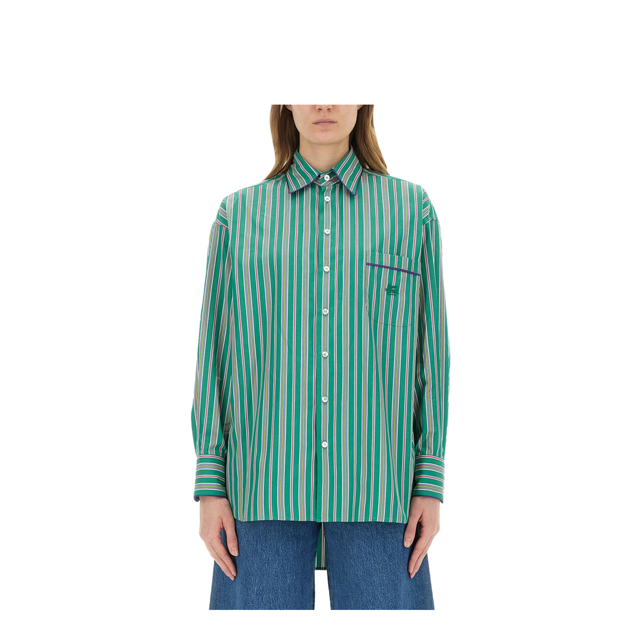 Jacquard Shirt Green - Image 1