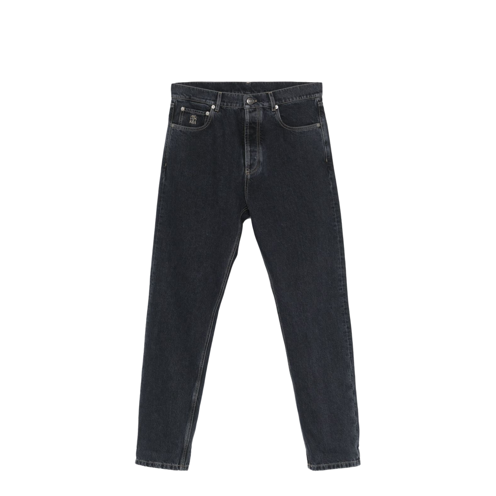 Denim Cotton Jeans - Grey - Image 1