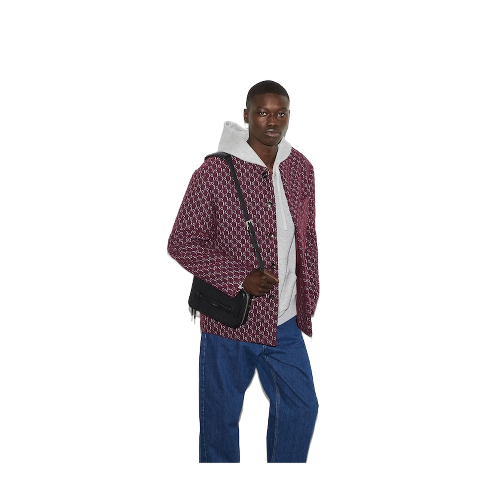 Gucci Logo Leather Shoulder Strap Black - Image 5