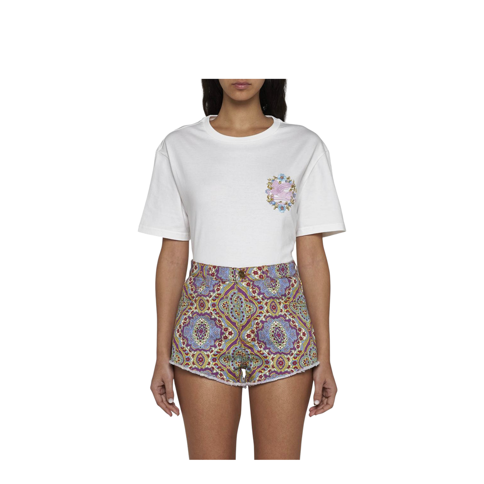 Paisley Print Shorts - Image 3