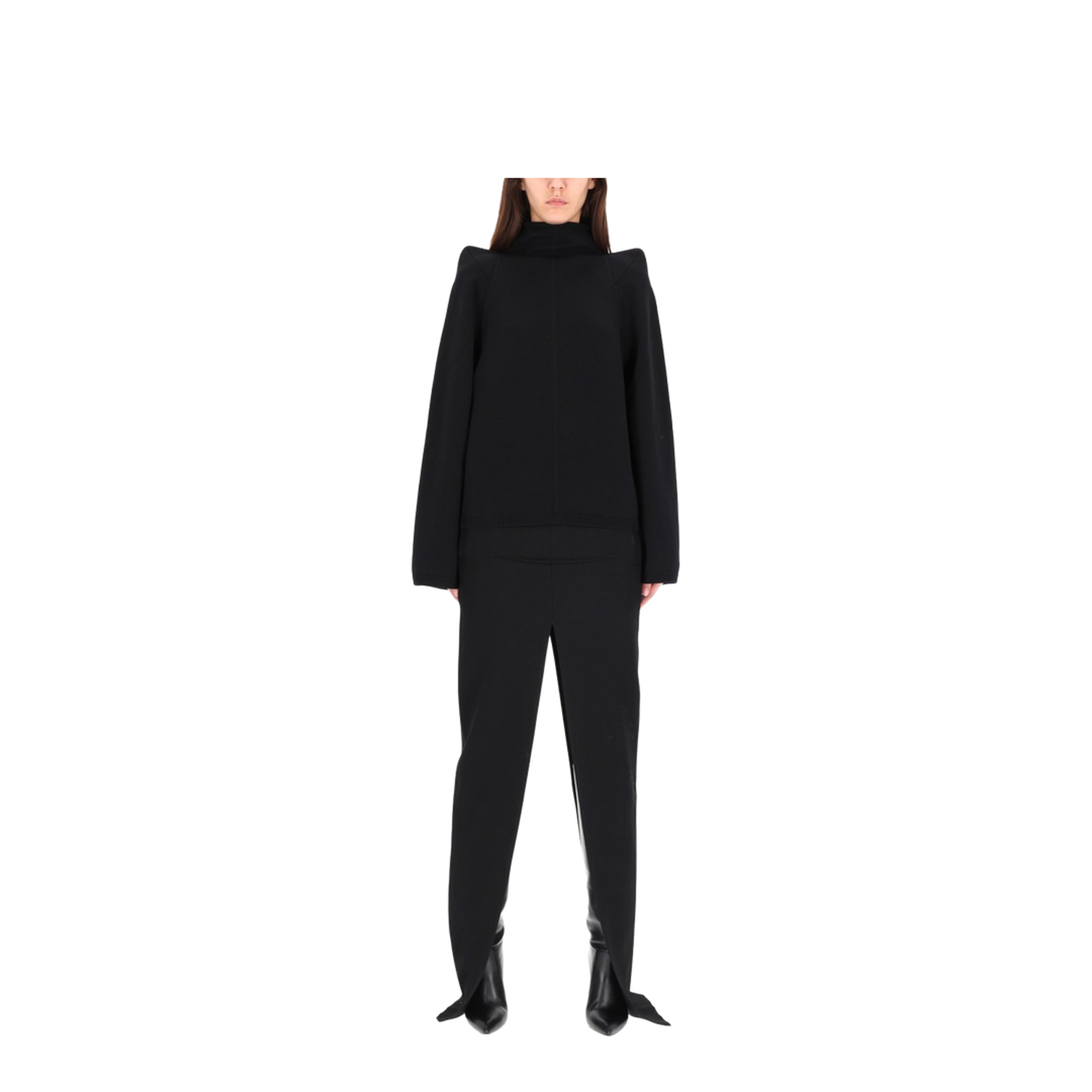 Long Skirt with Center Slits - Image 2