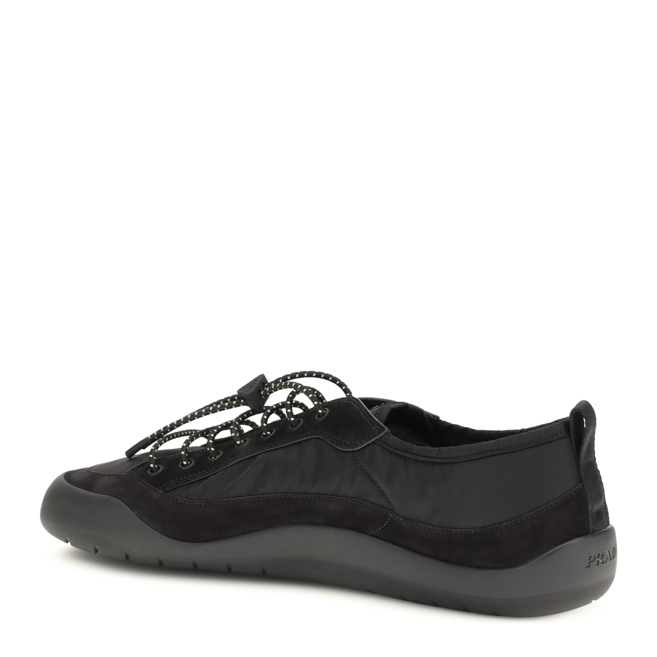 Leather and Fabric Sneakers - Image 3