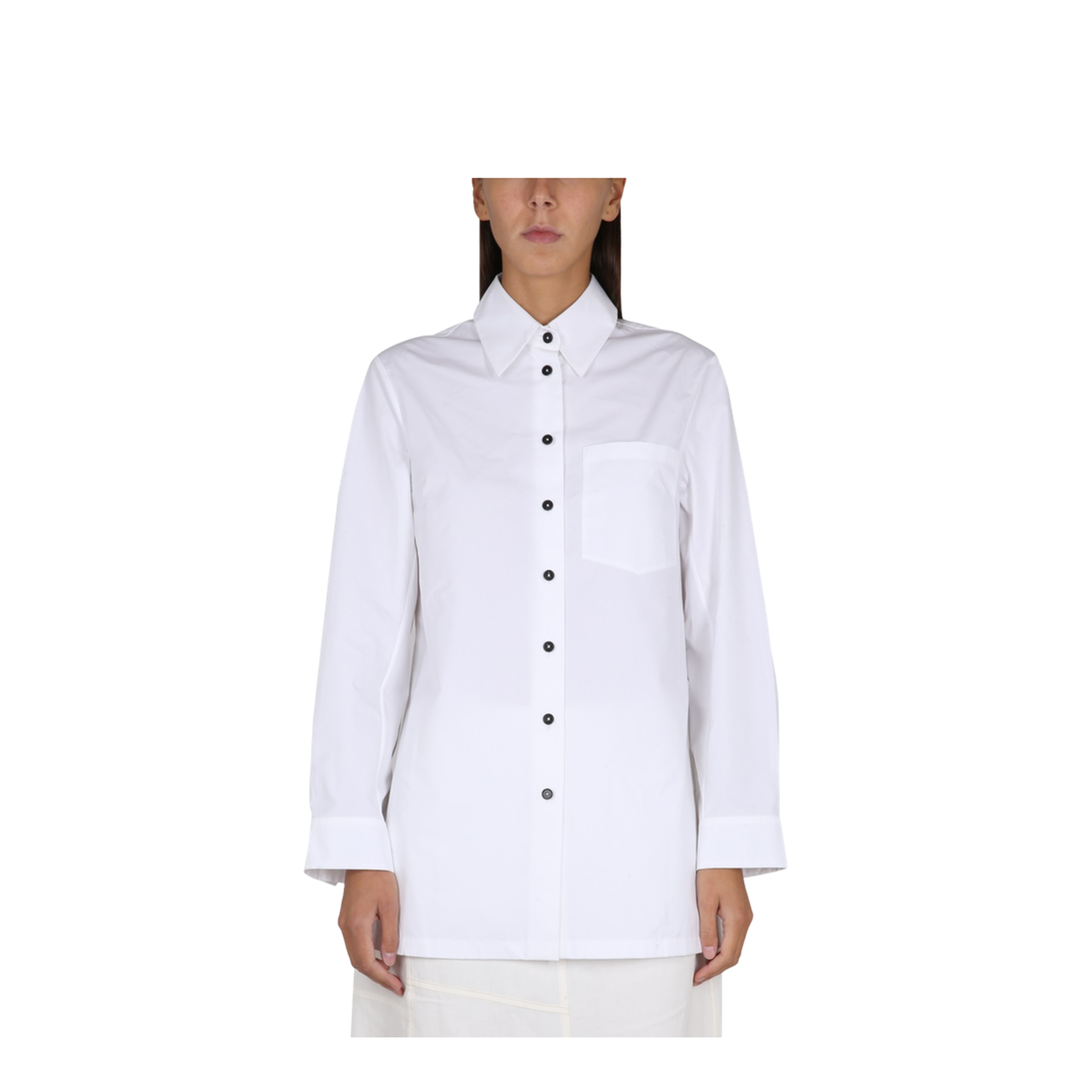 Poplin Shirt White - Image 1