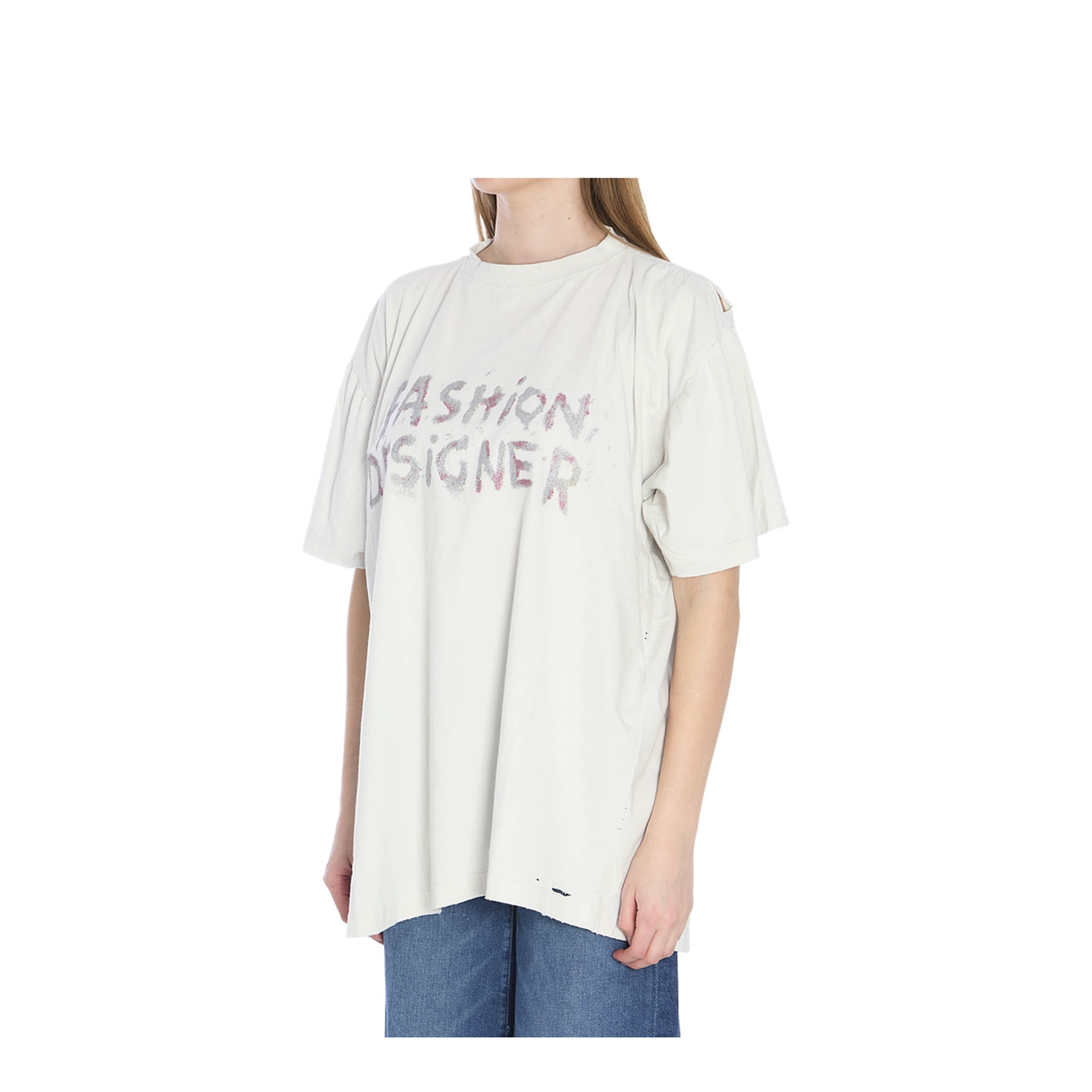Cotton T-shirt - White - Image 2