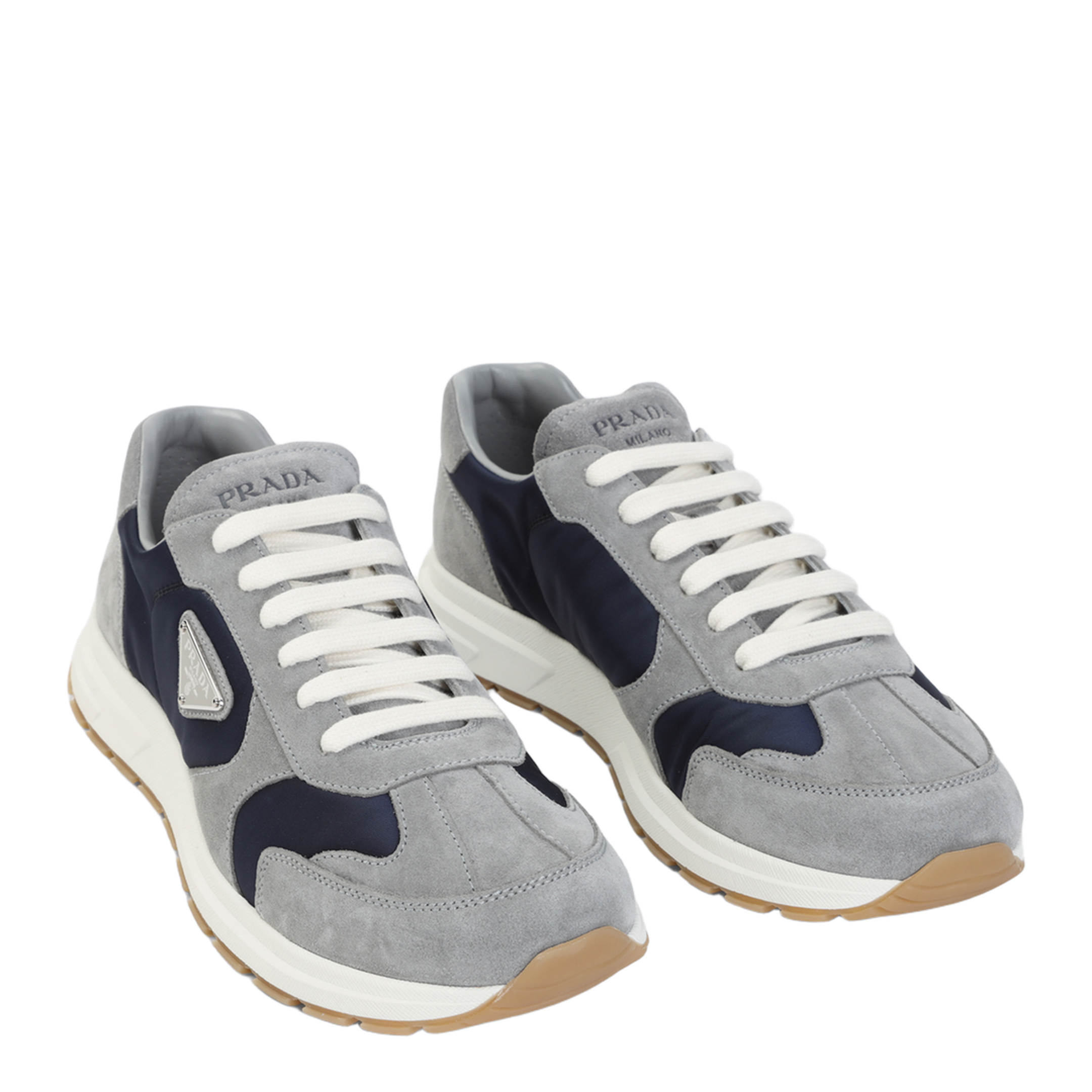 Prax Sneakers in Suede and Re-Nylon - Image 5