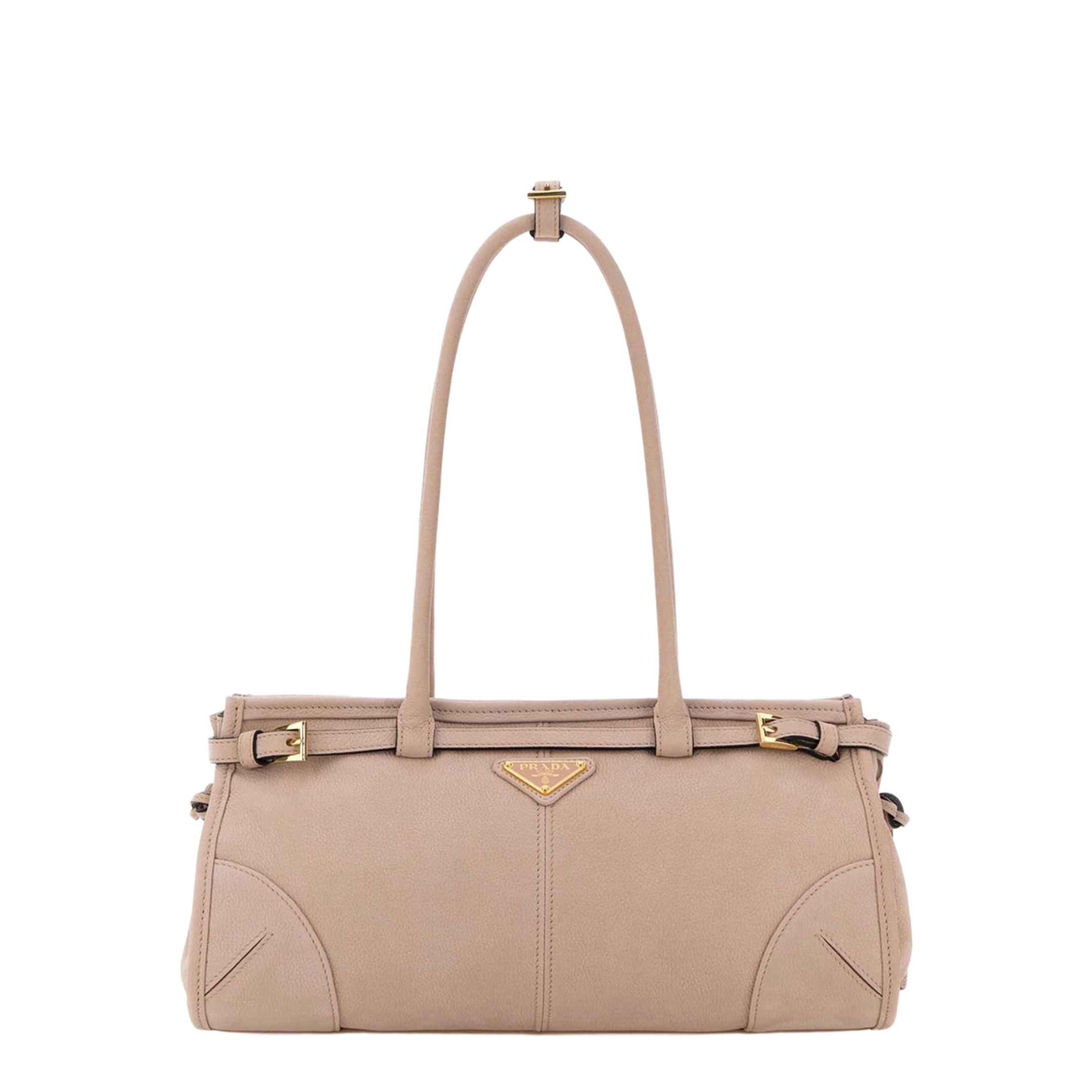 Pink Nabuk Bonnie Shoulder Bag - Image 1