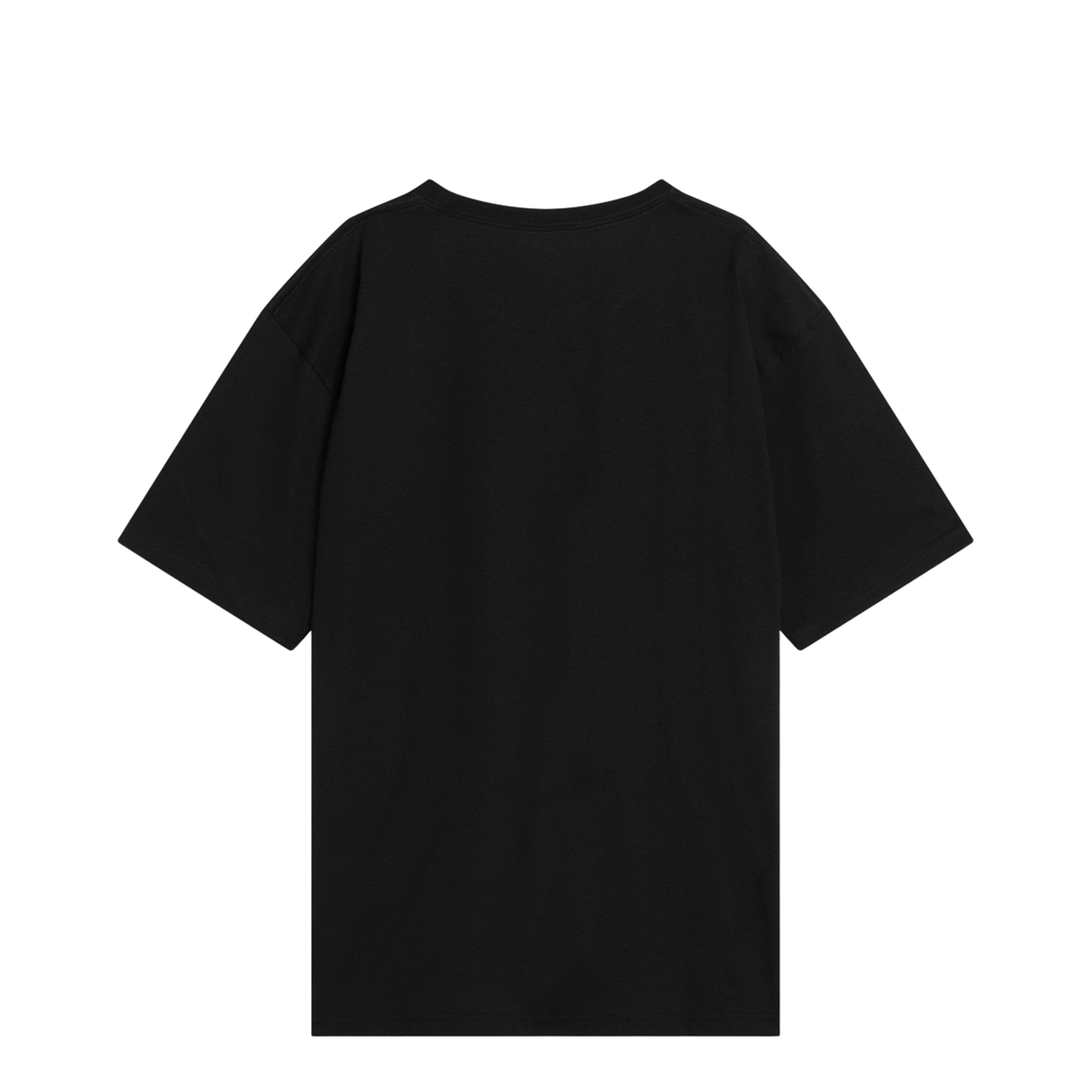 Black Cotton T-Shirt - Image 2