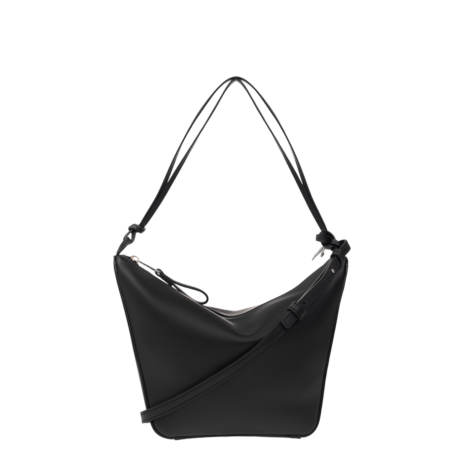 Hammock Mini Calfskin Hobo - Black - Image 1