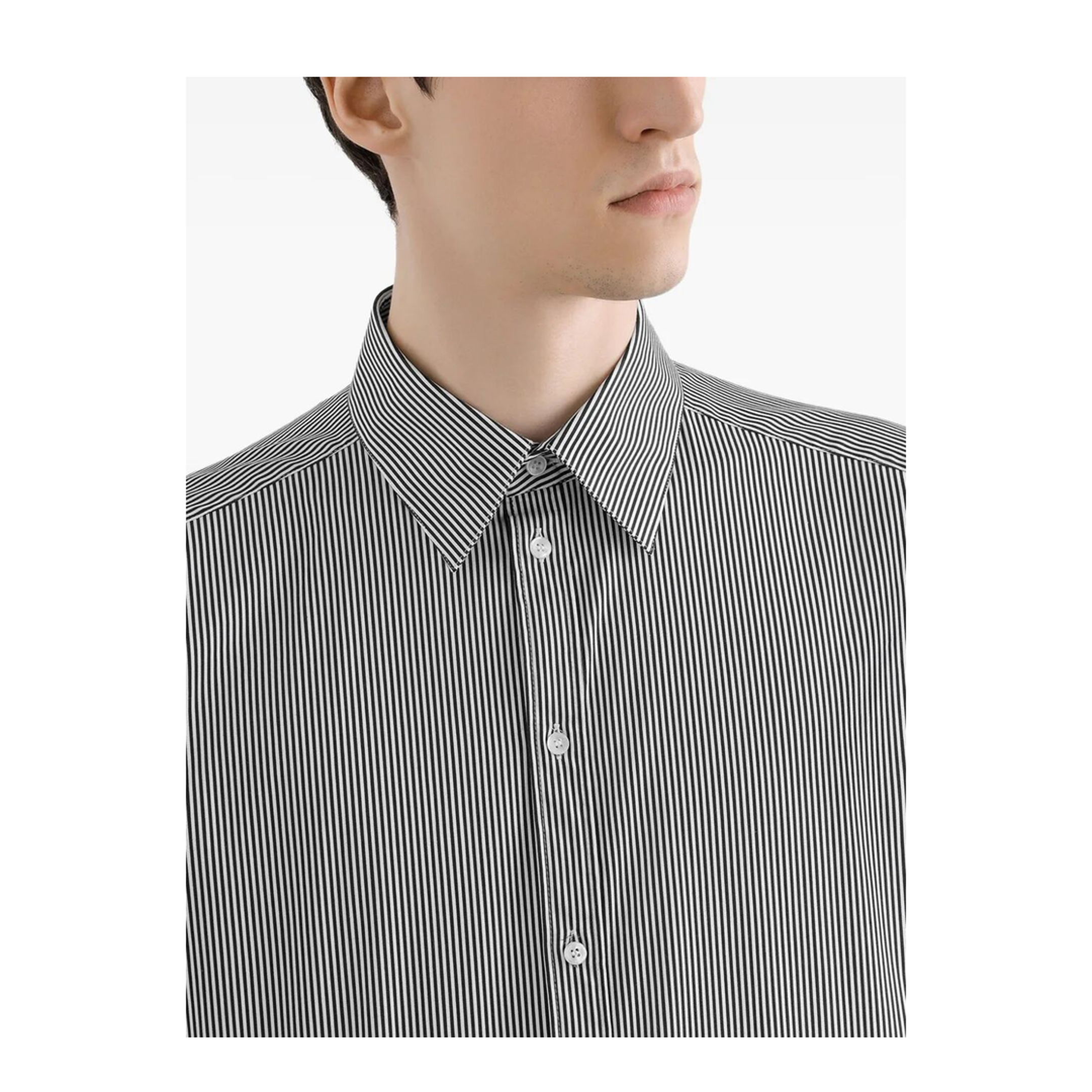 Striped Cotton Shirt - Image 2