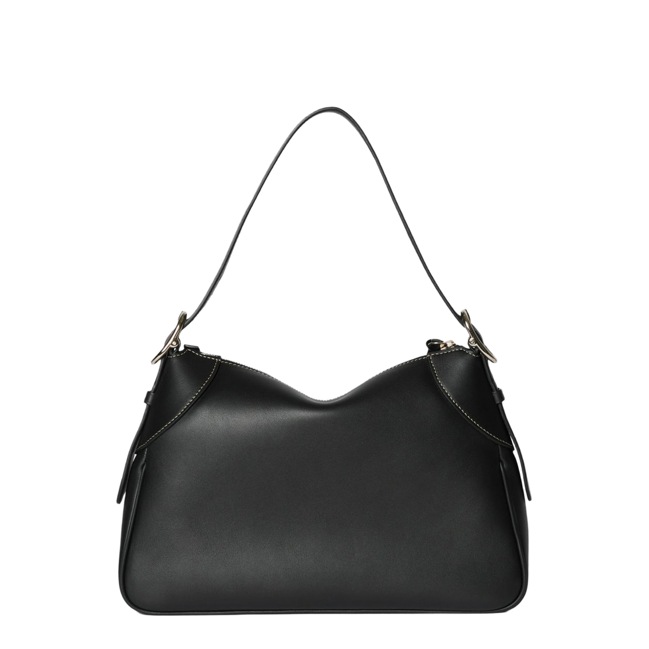 GG Emblem Leather Bucket Bag - Black - Image 2