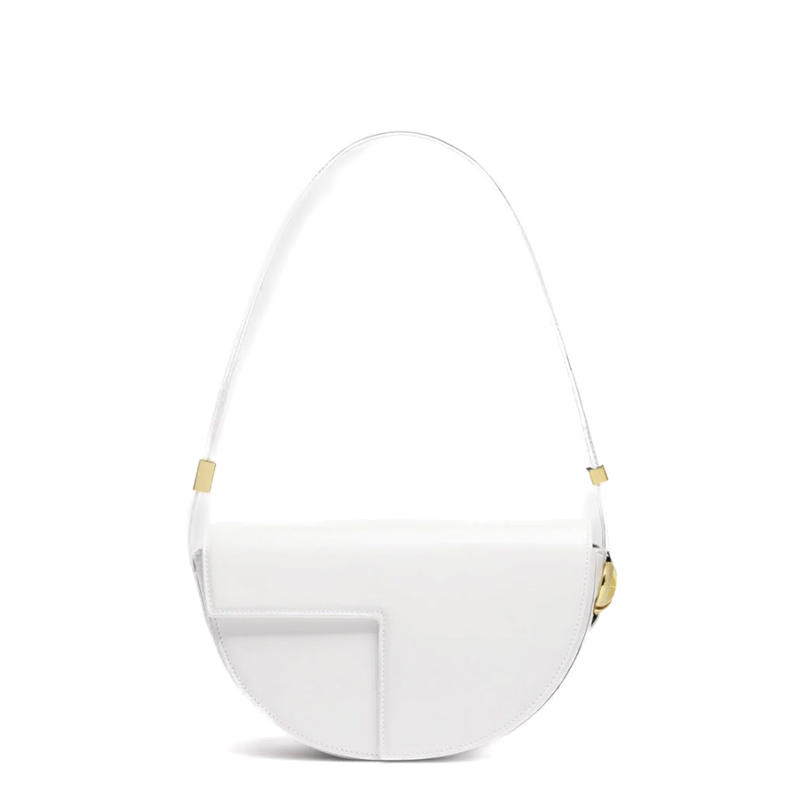 Le Patou One Size Calf Leather Shoulder Bag - White - Image 1
