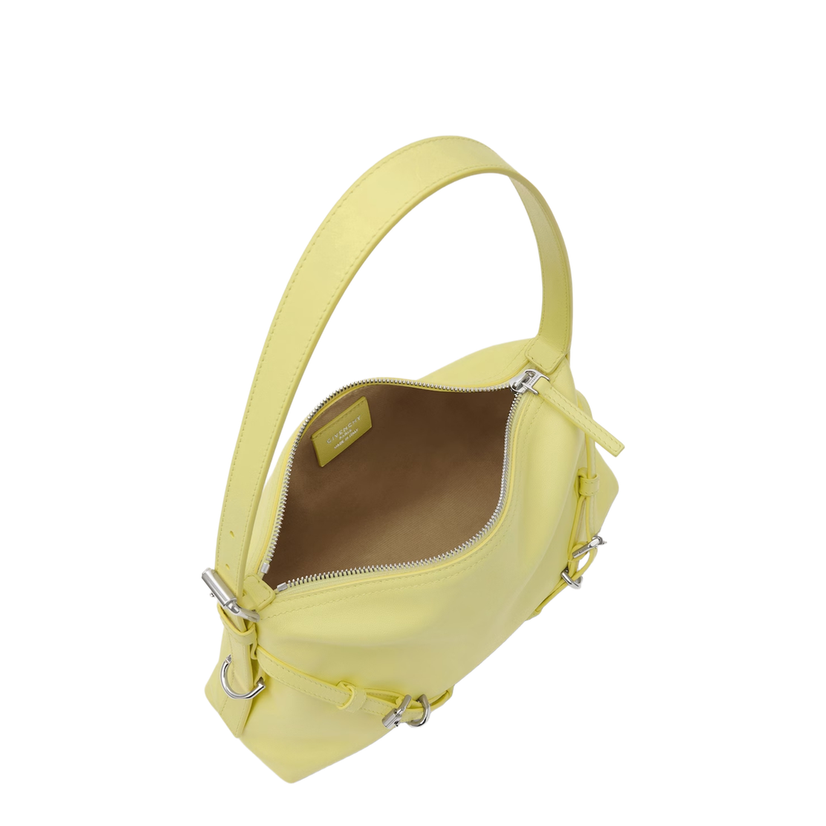 Mini Voyou Handbag Leather Yellow - Image 5