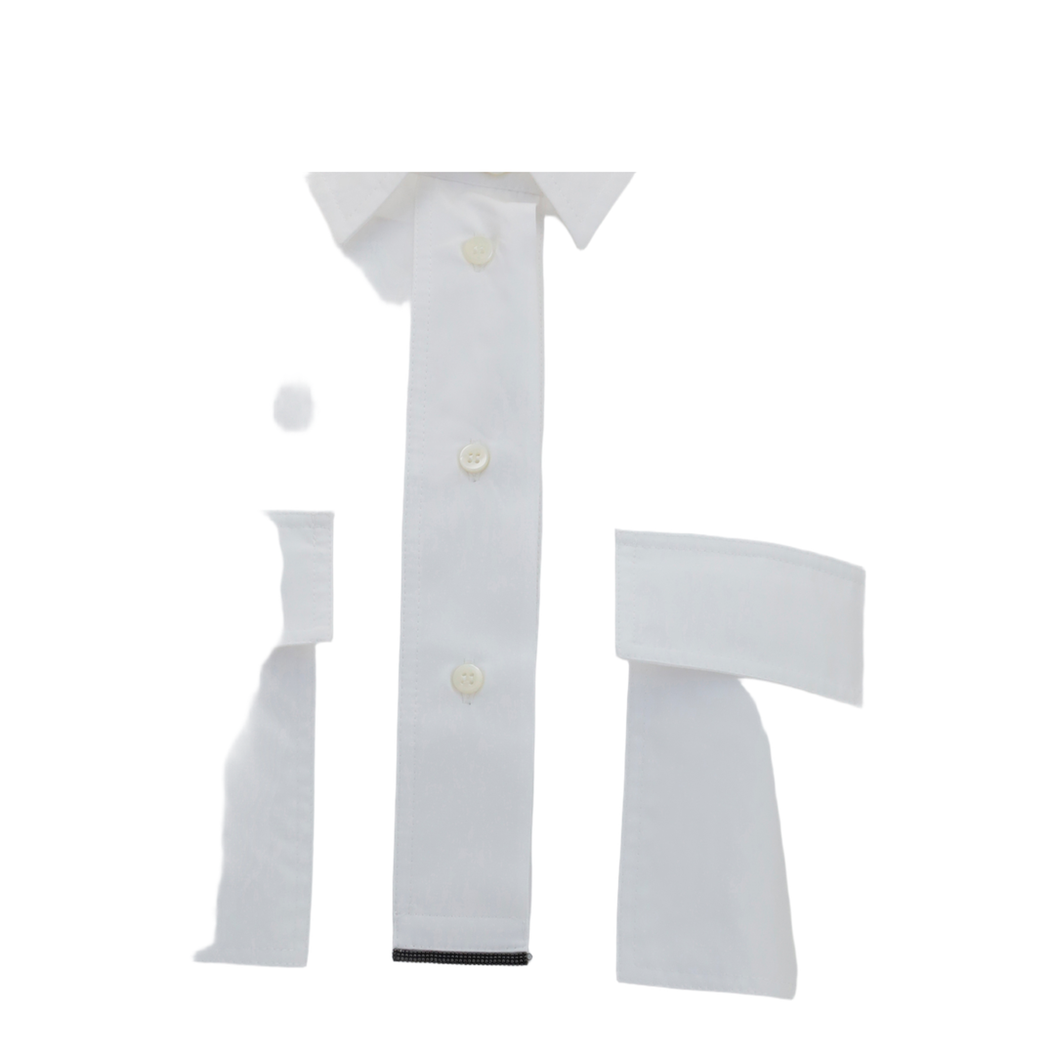 Cotton Shirt With Monili Details - Image 3