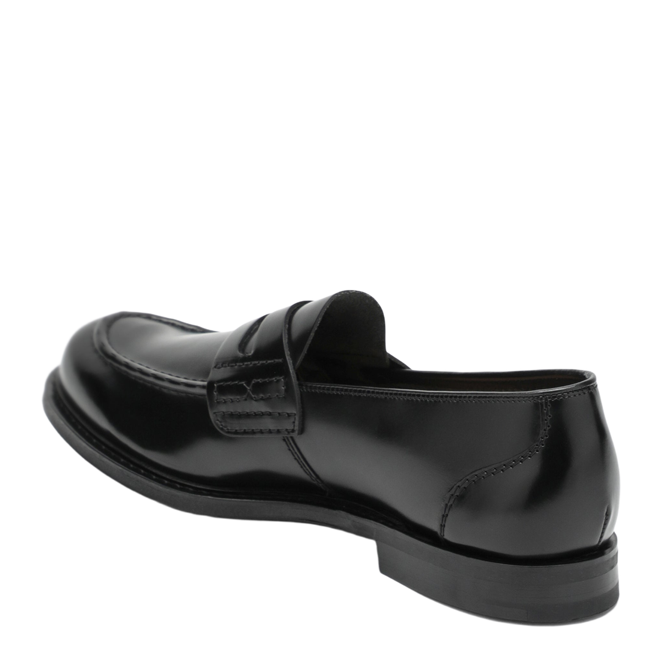 Black Leather Loafers - Image 2