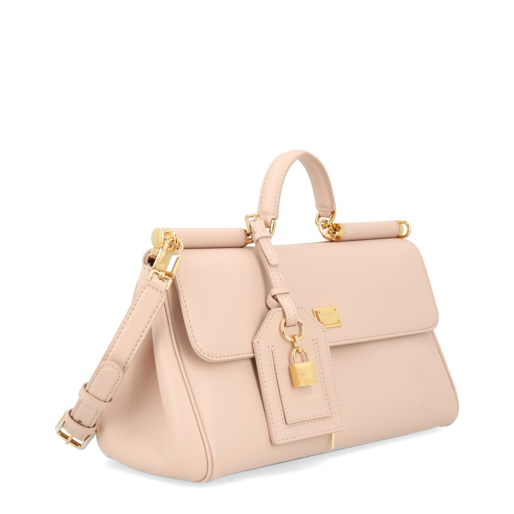 Calfskin Handbag - Beige - Image 2