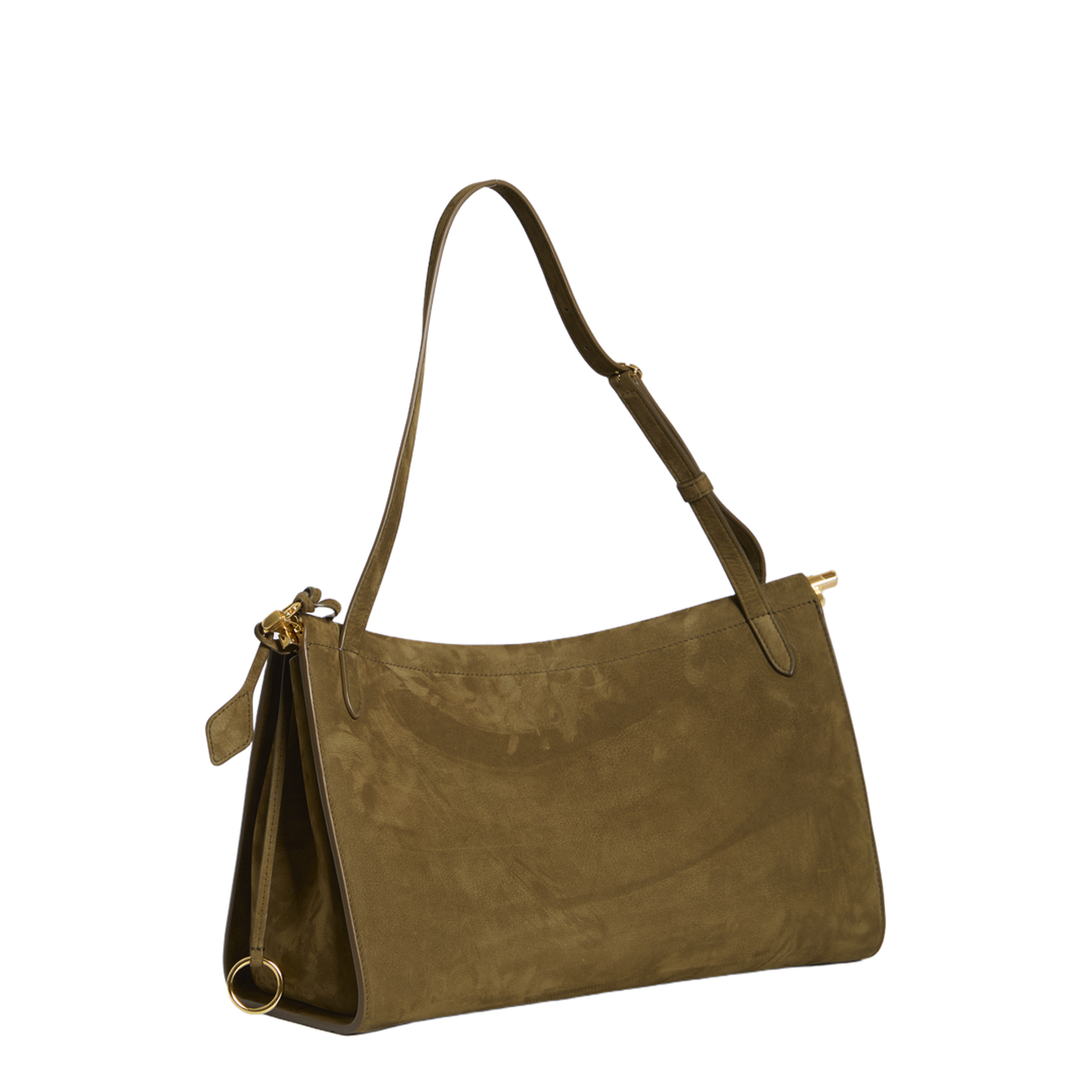 Le Click Pocket 35 Nubuck Calfskin Crossbody - Noir - Image 2