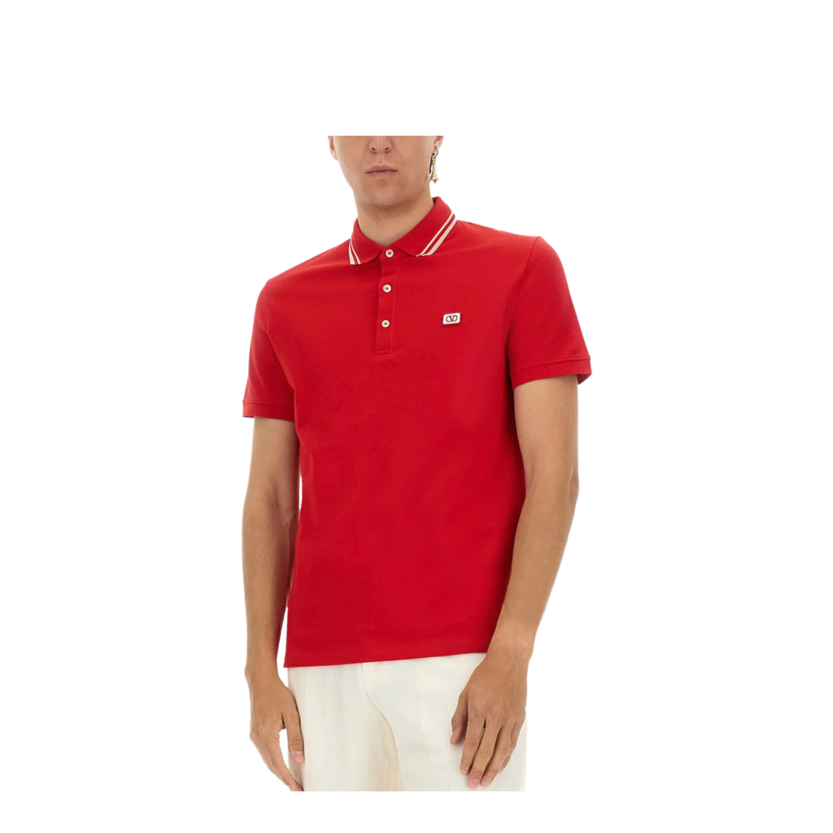 Polo Shirt With Signature Vlogo - Image 4