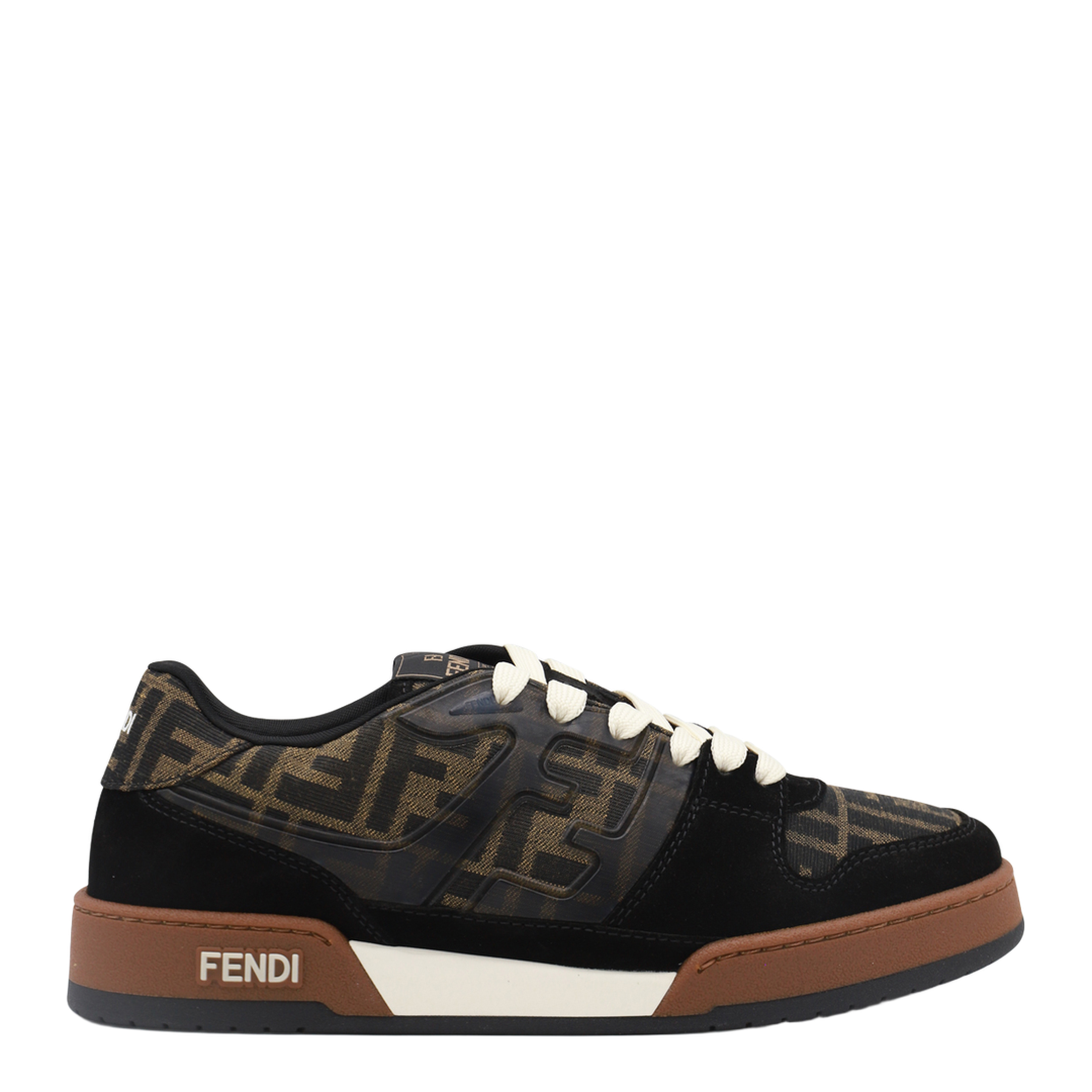 Match Sneaker in Black/Tabacco FF Jacquard - Image 1