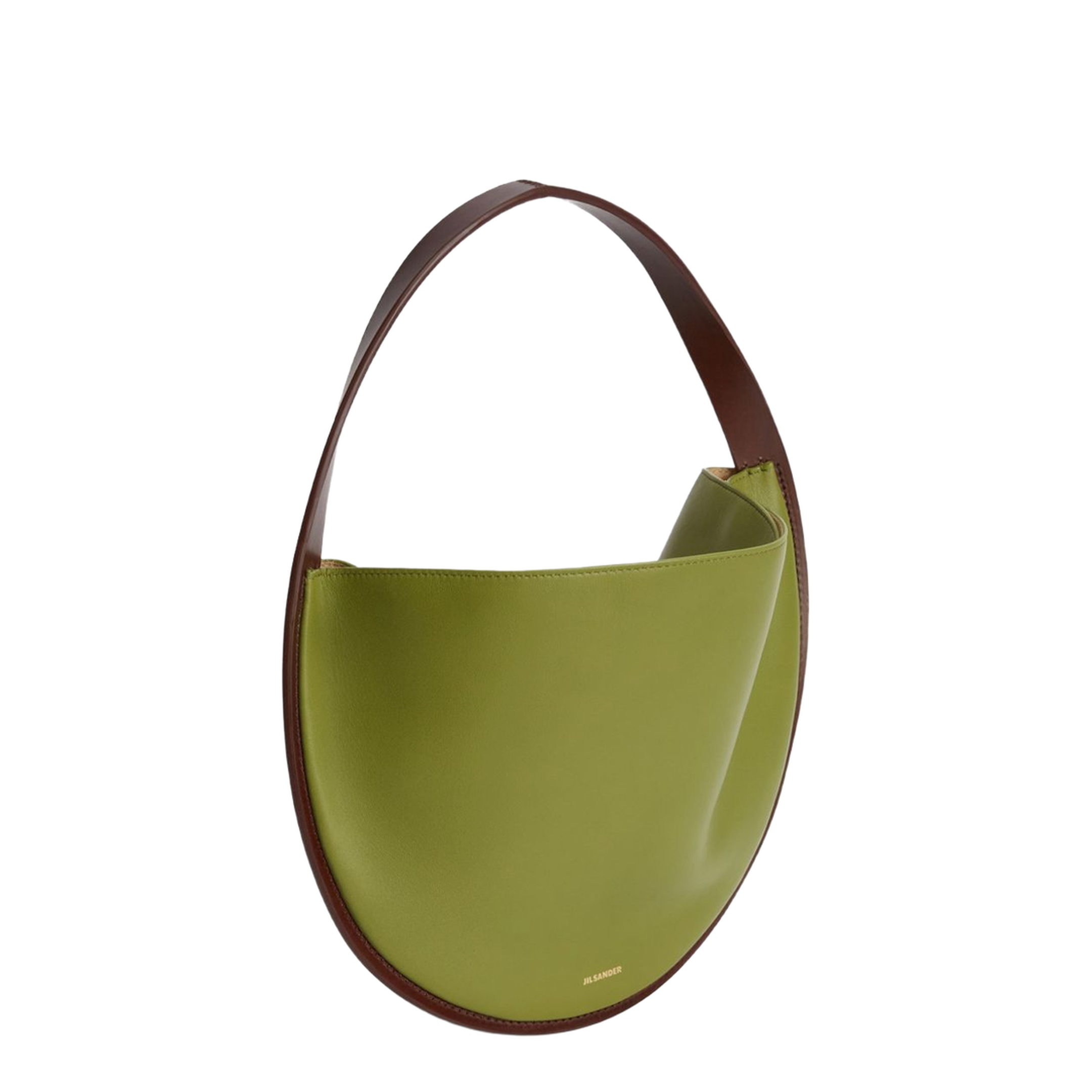 Pivot Leather Hobo Bag - Green - Image 2