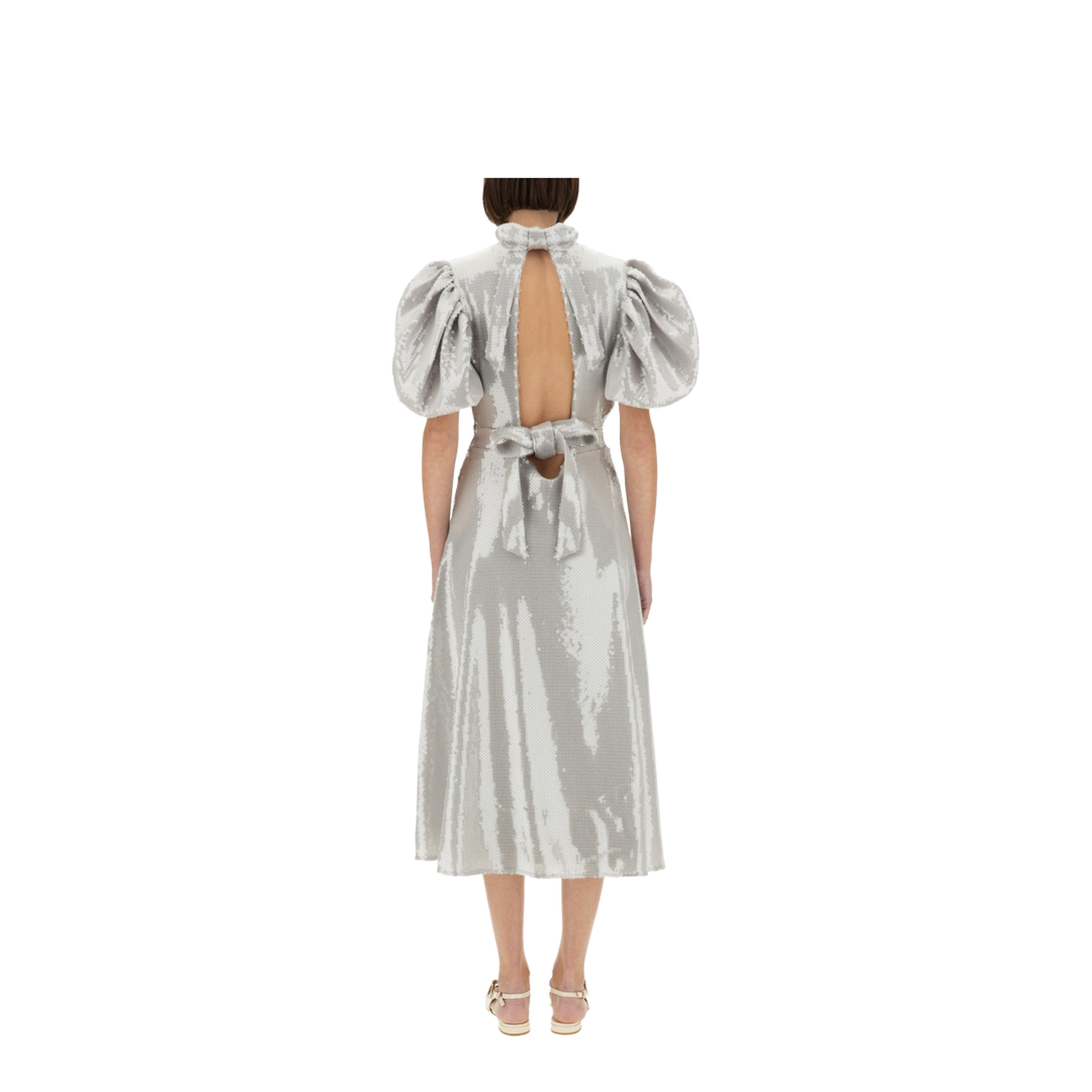 Midi Dress With Sequins - Image 3