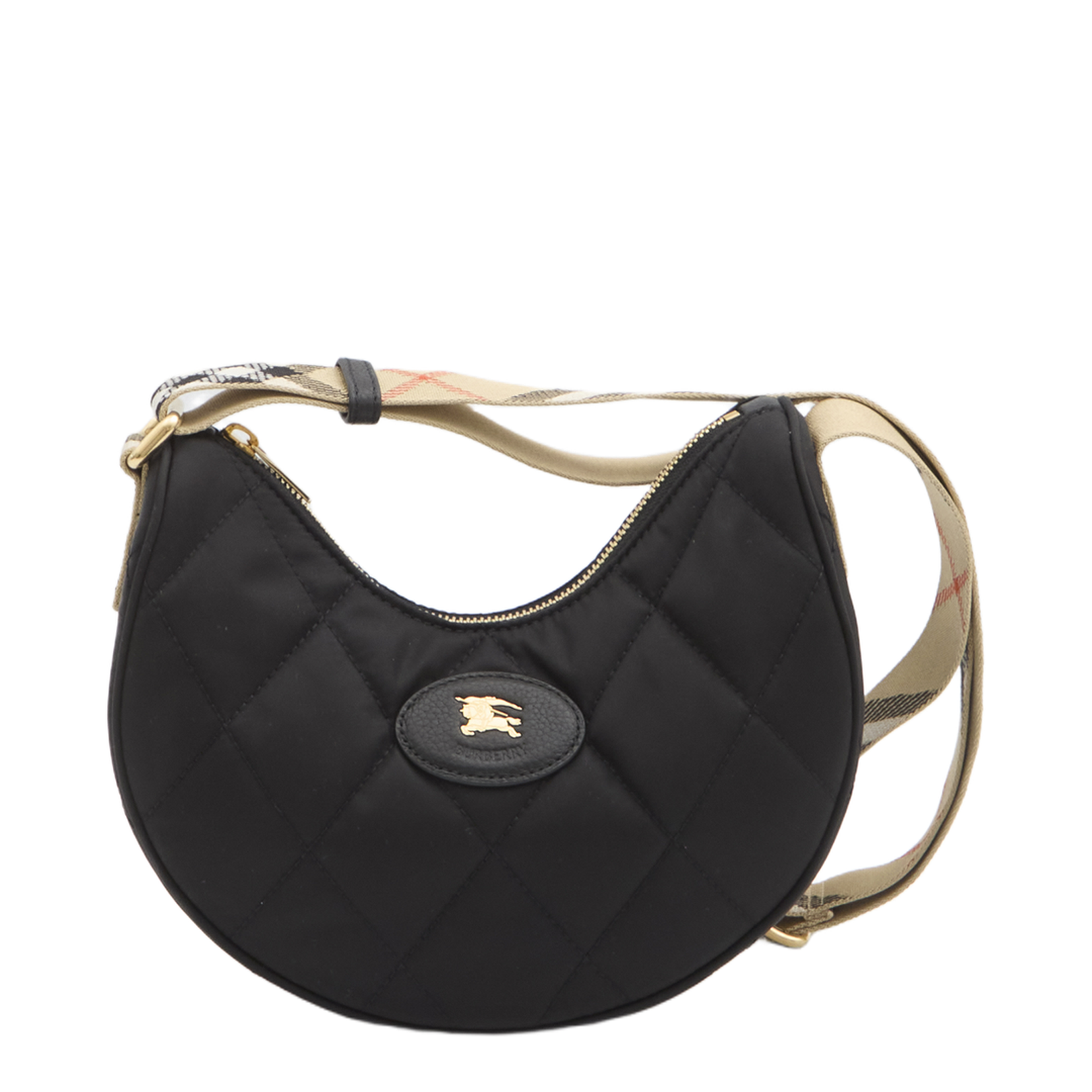 Horseshoe Nylon Shoulder Bag - Image 1