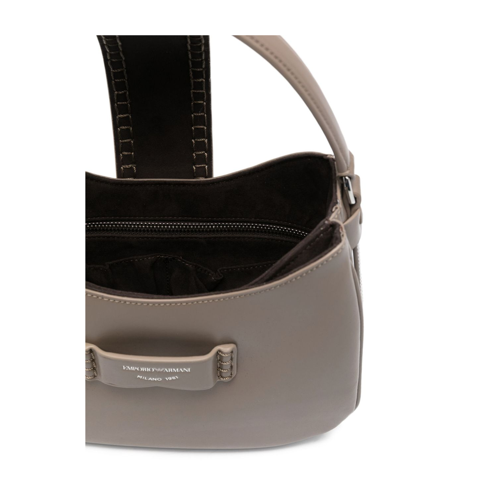 Silk & Nylon Small Leather Shoulder Bag - Image 5