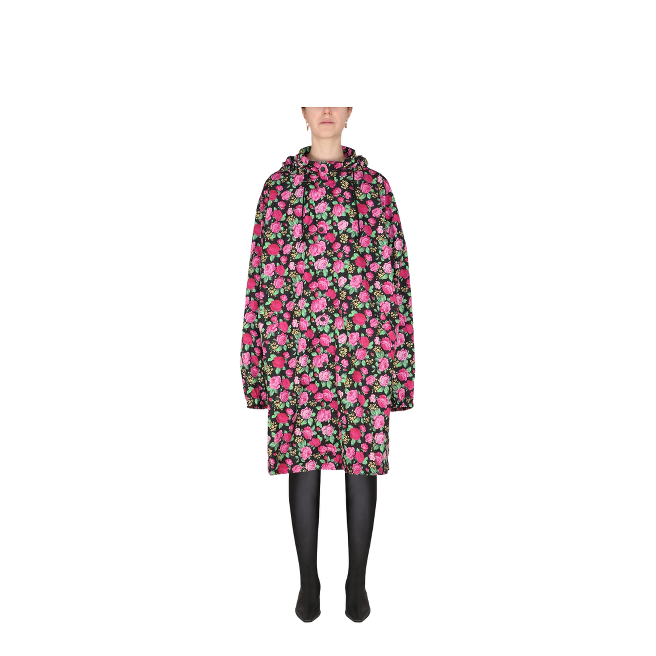 Coat with Floral Pattern - Image 1