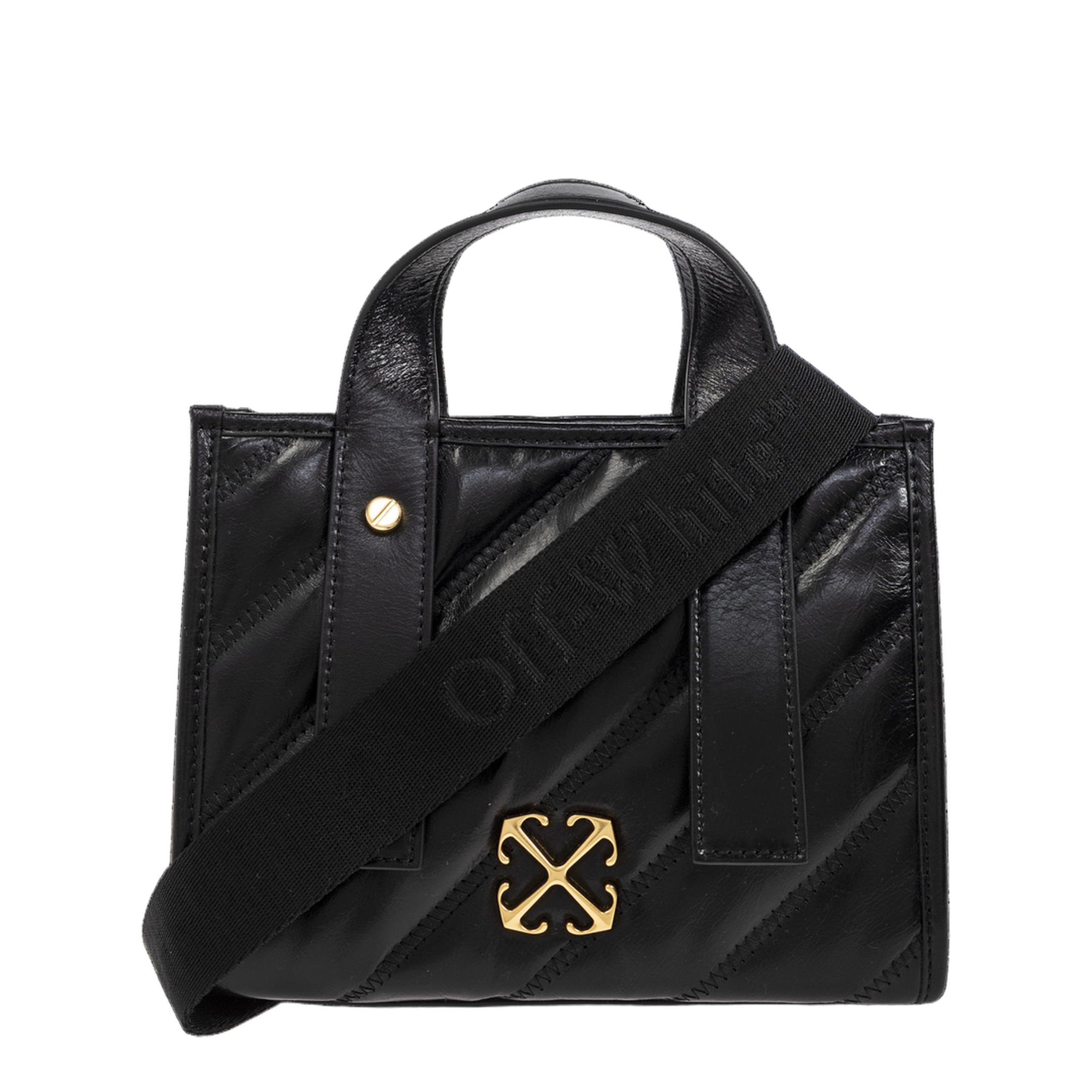 Quilting Calfskin Tote Bag - BLACK - Image 1