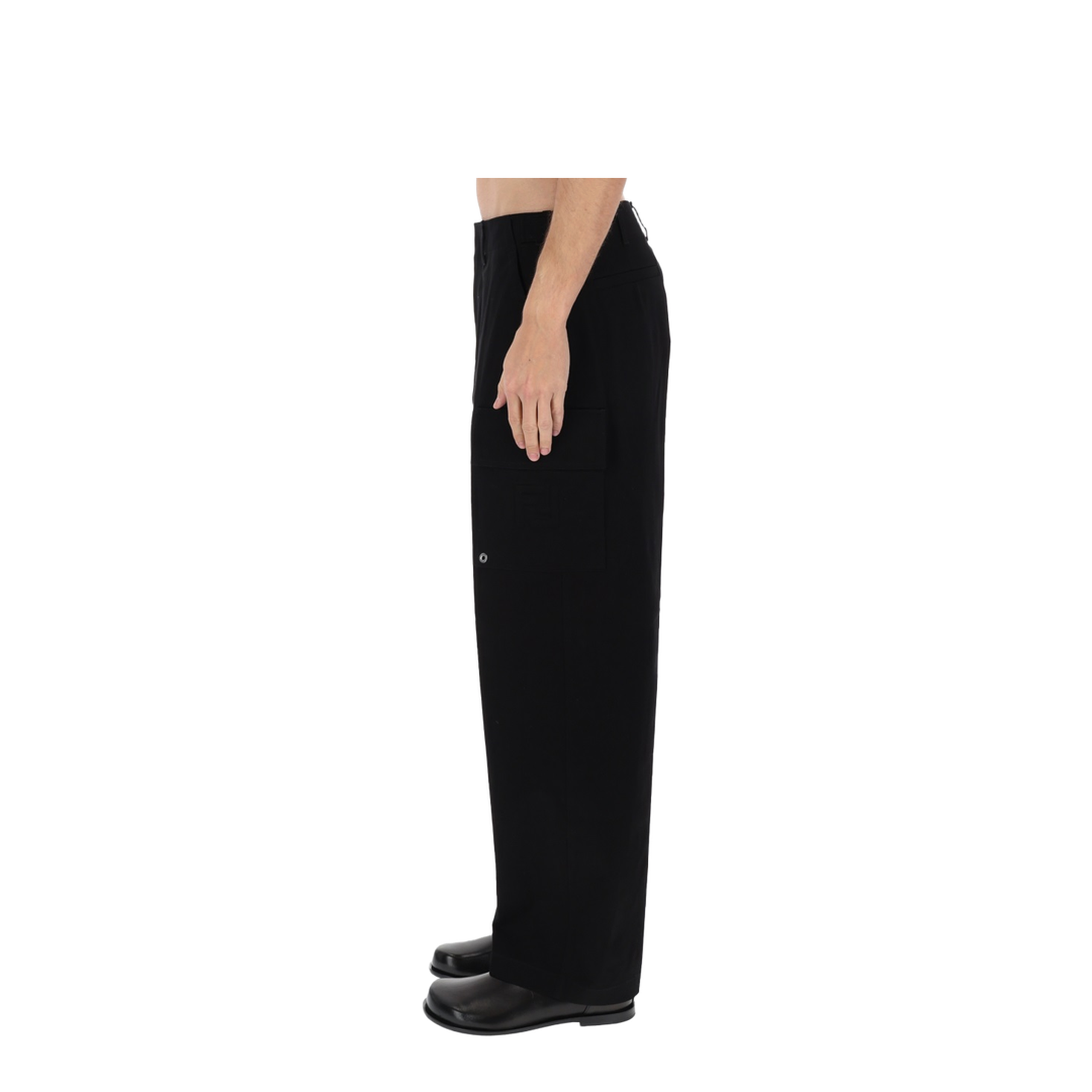 Black Gabardine Trousers - Image 4