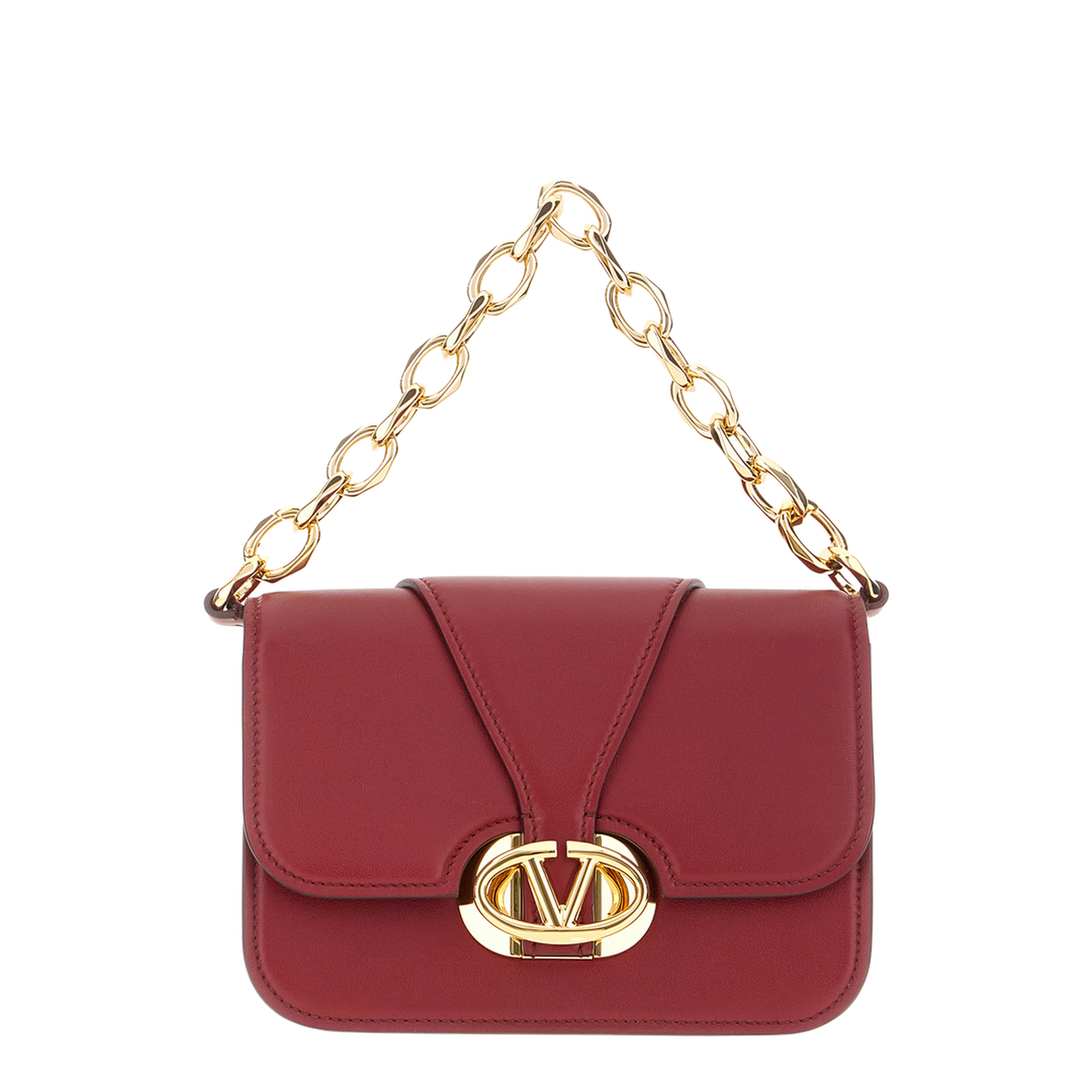 VLOGO O'CLOCK Small Leather Chain Bag - Image 1