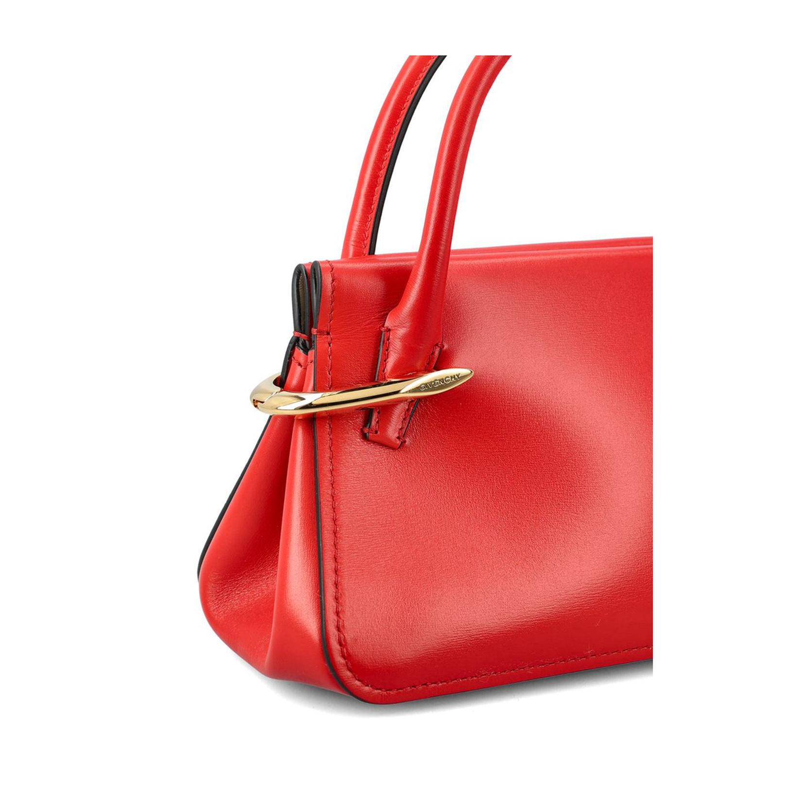 Pinch Mini Handbag Leather Red - Image 3