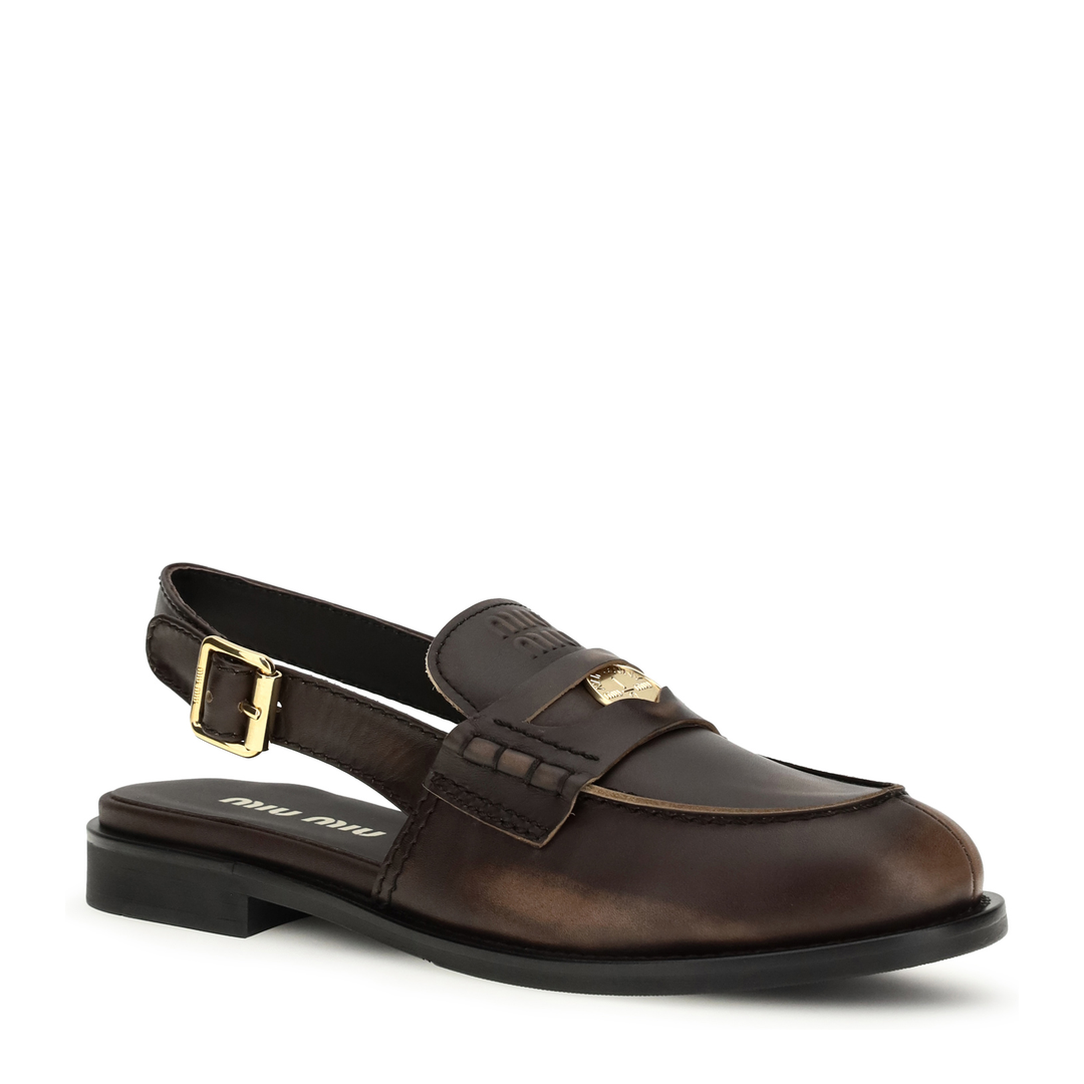 Buckled Leather Loafers - Image 2