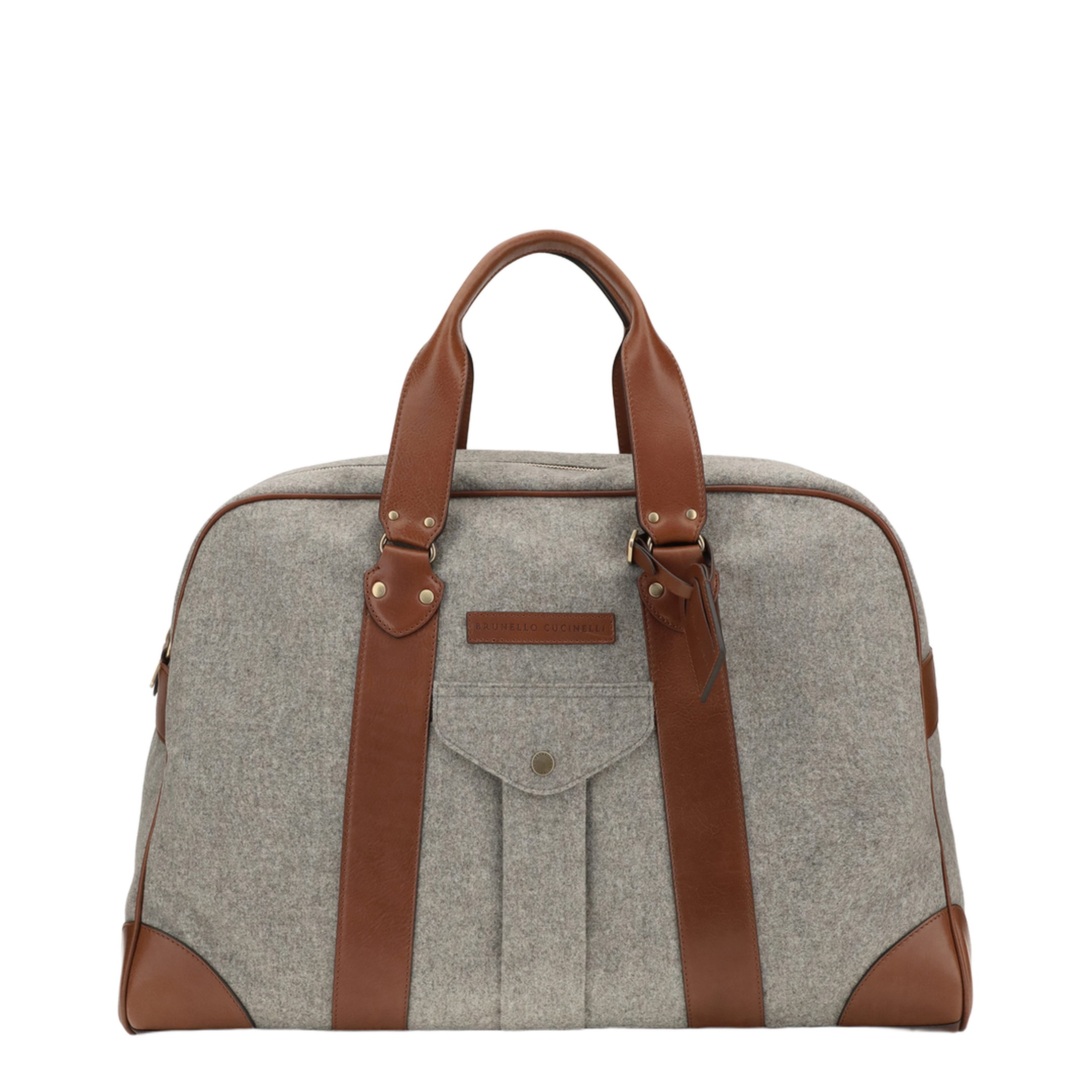 Street Bag One Size Wool Travel Bag - Beige - Image 1
