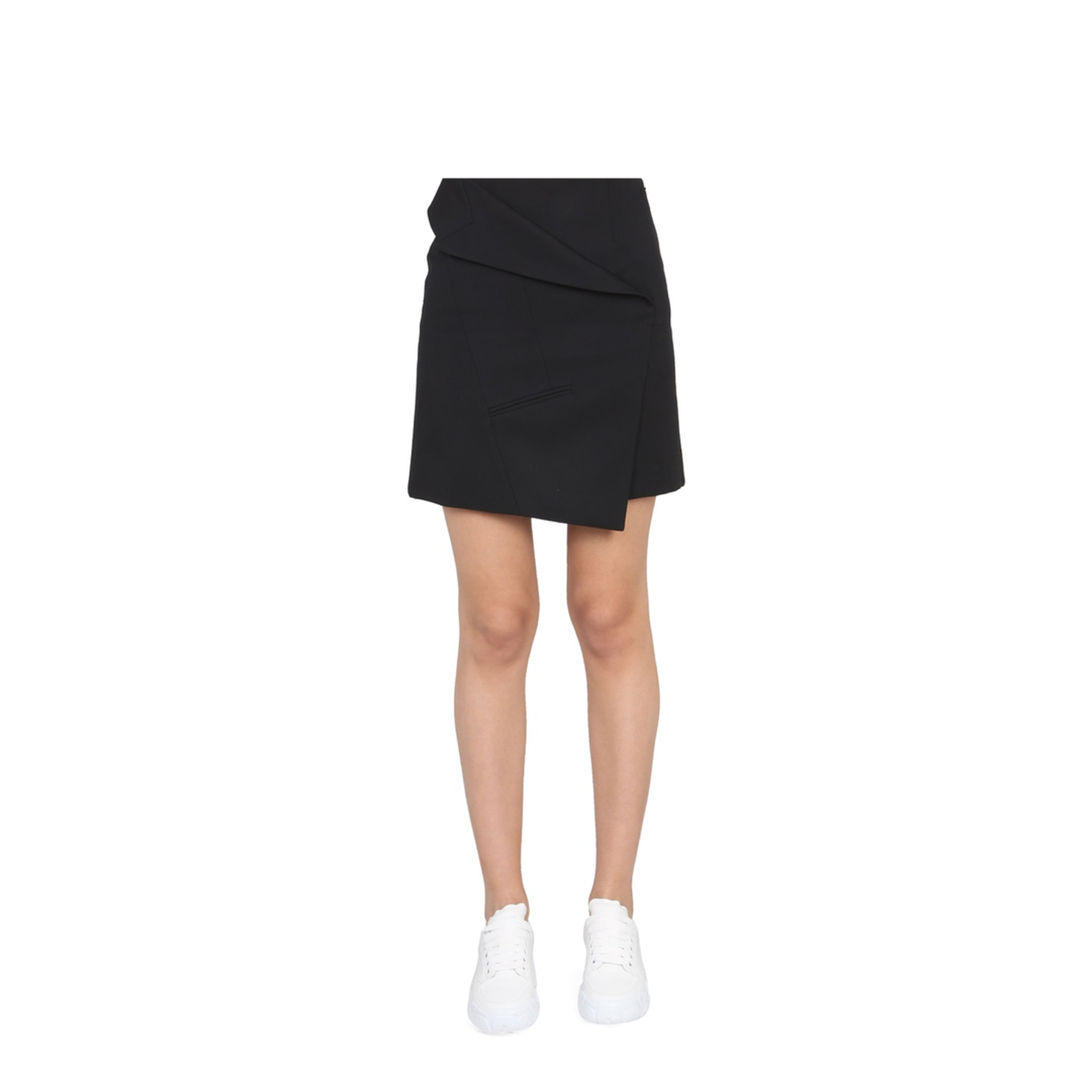 Asymmetrical Mini Skirt - Image 1