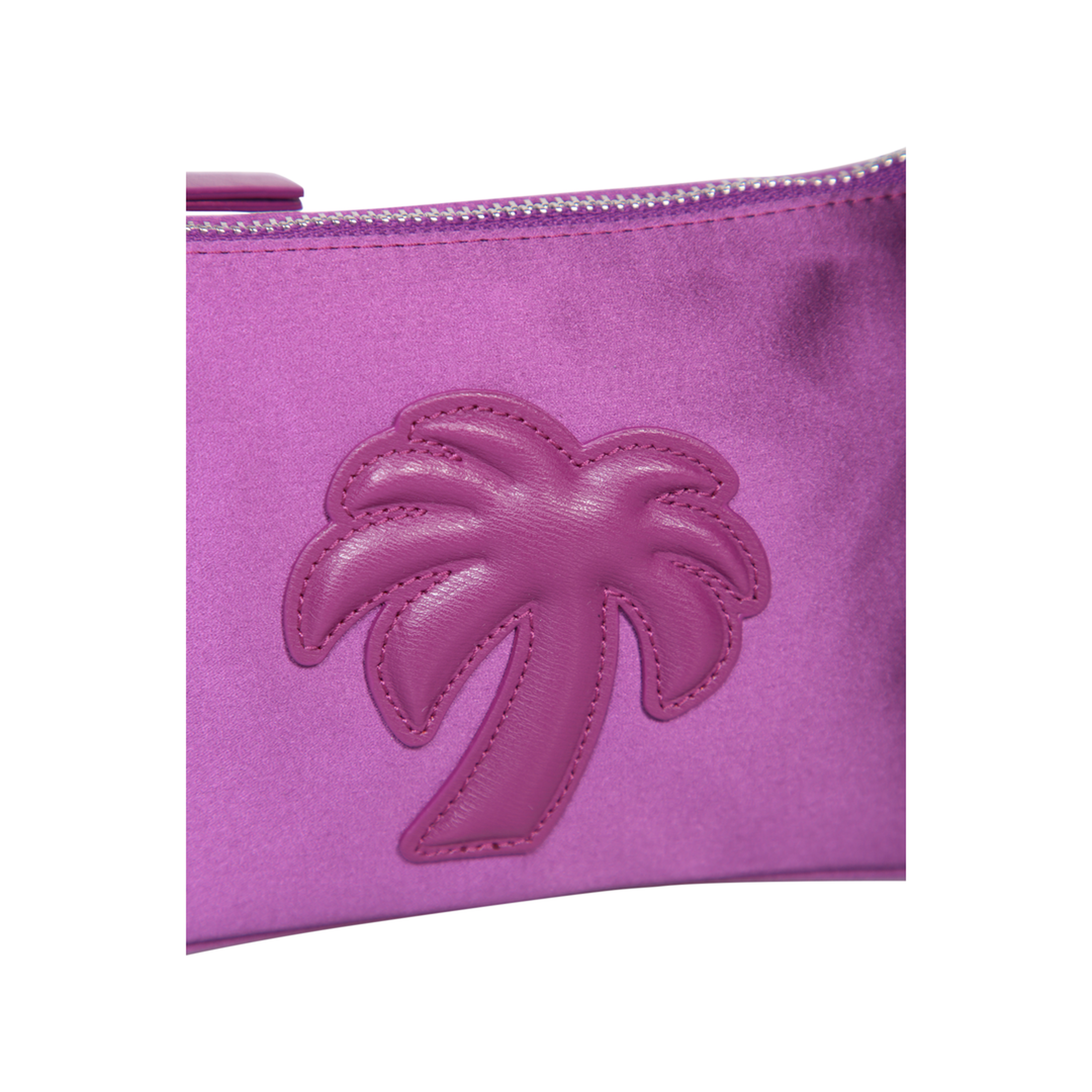 Satin Shoulder Bag - Violet - Image 5