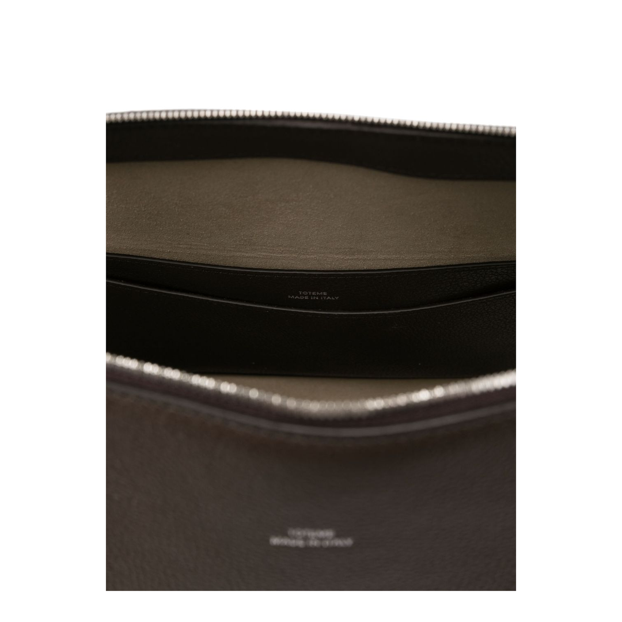 Toteme Pre Calf Leather Tote - Dark Chocolate - Image 4