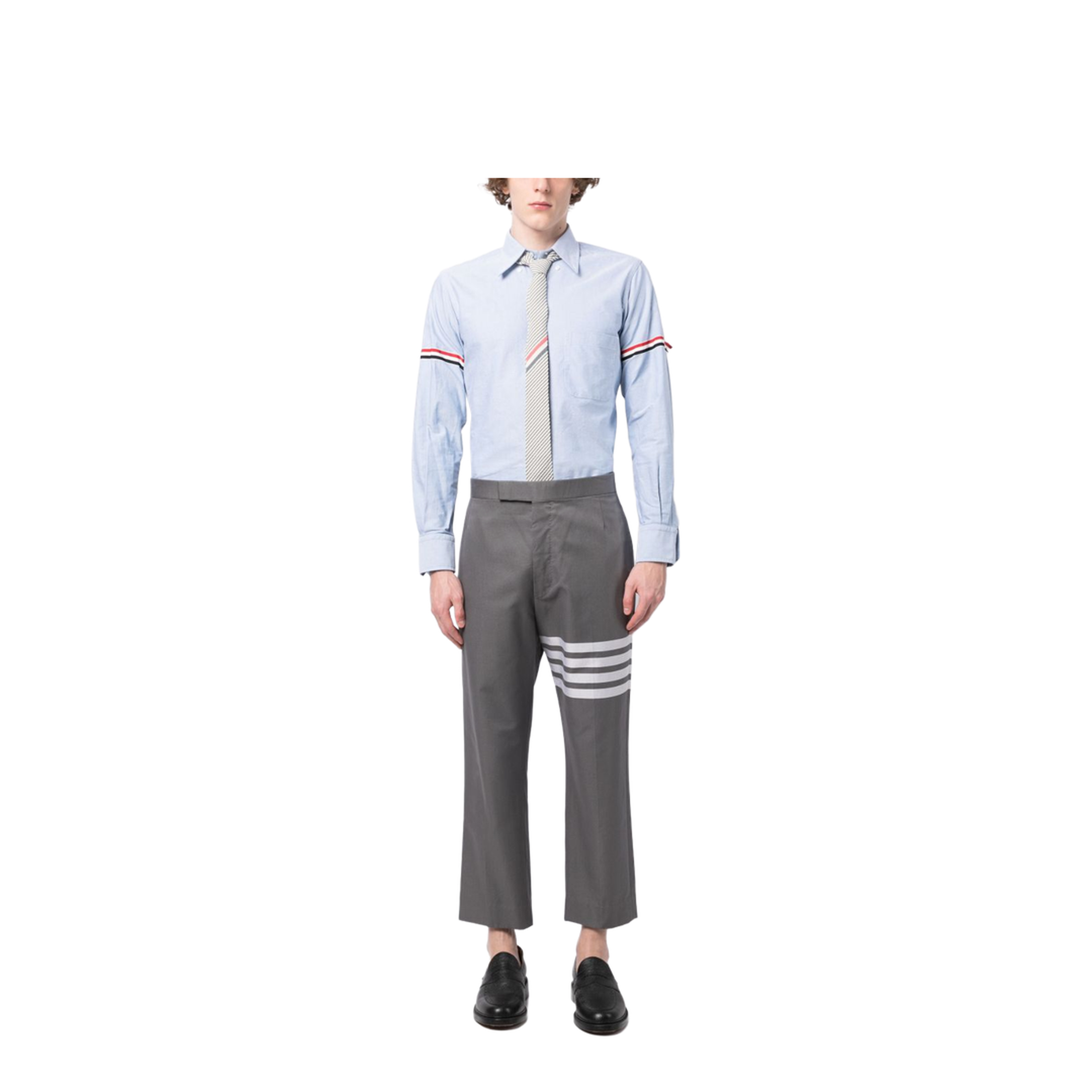 Oxford Classic Armband Shirt - Light Blue - Image 5